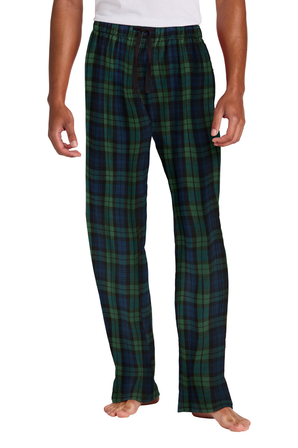 District Men's Flannel Plaid Pant