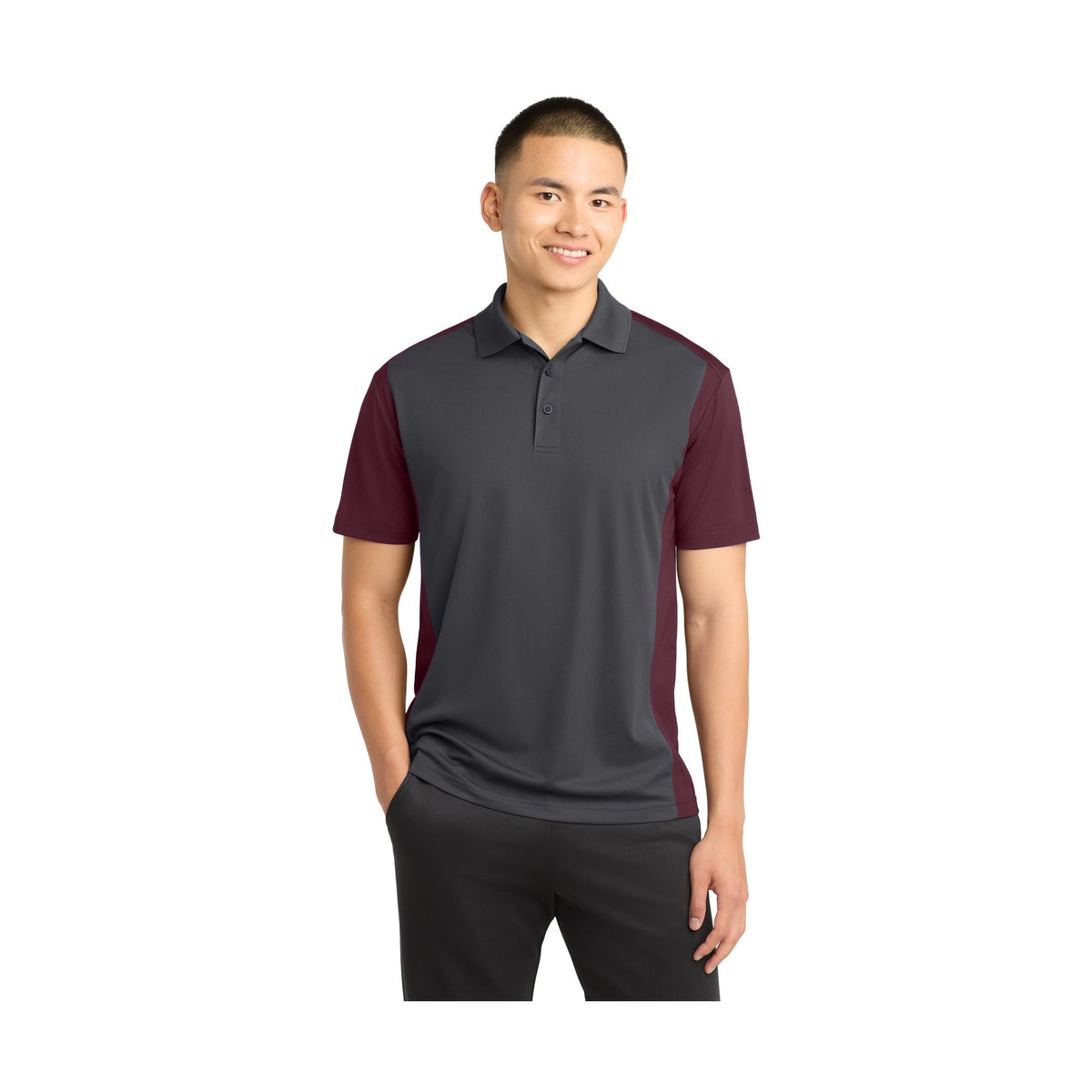 Sport-Tek Men's Colorblock Micropique Sport-Wick Polo