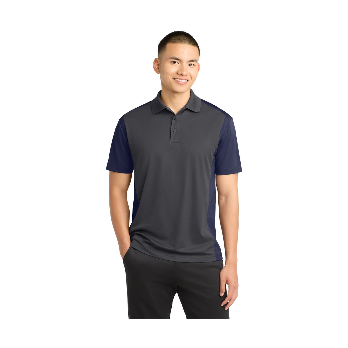 Sport-Tek Men's Colorblock Micropique Sport-Wick Polo