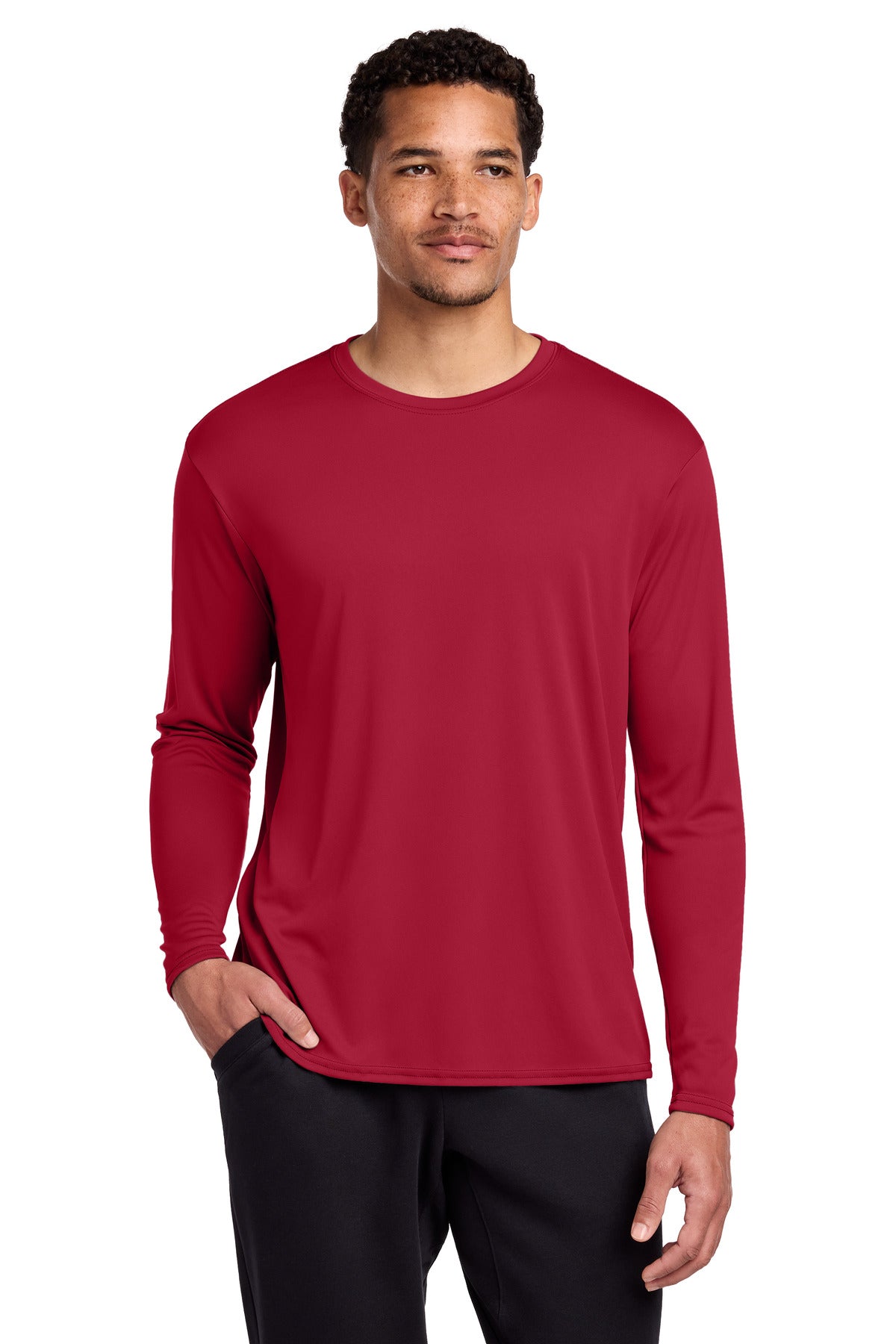 Port & Co Men's Long Sleeve Performance Tee
