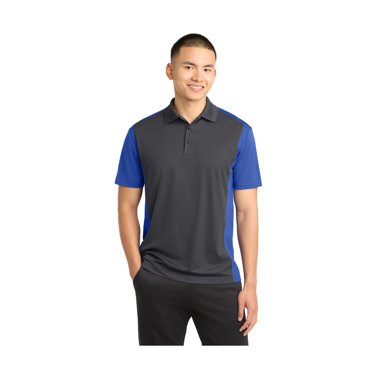 Sport-Tek Men's Colorblock Micropique Sport-Wick Polo