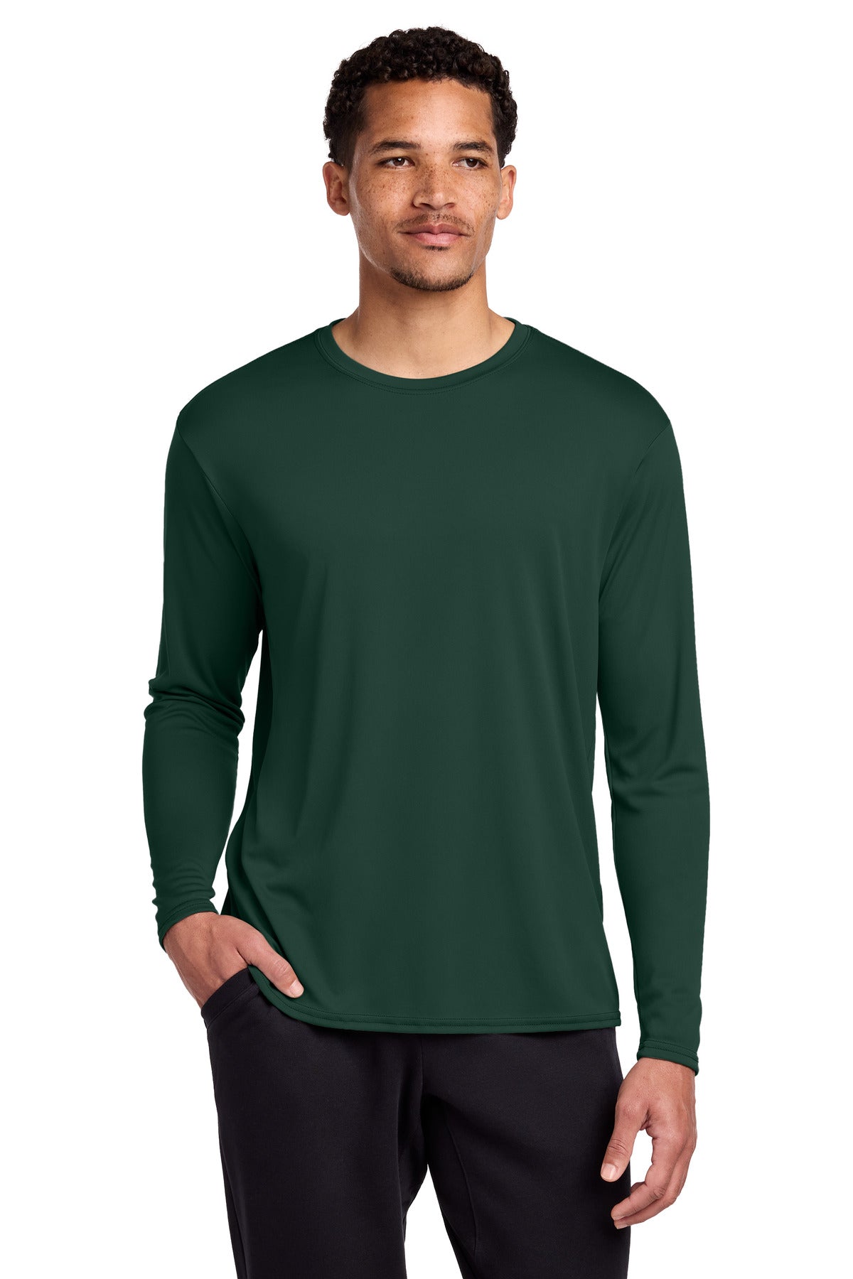 Port & Co Men's Long Sleeve Performance Tee