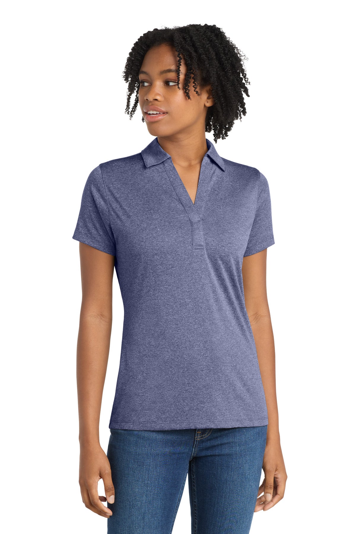 Sport-Tek Women's Heather Contender Polo