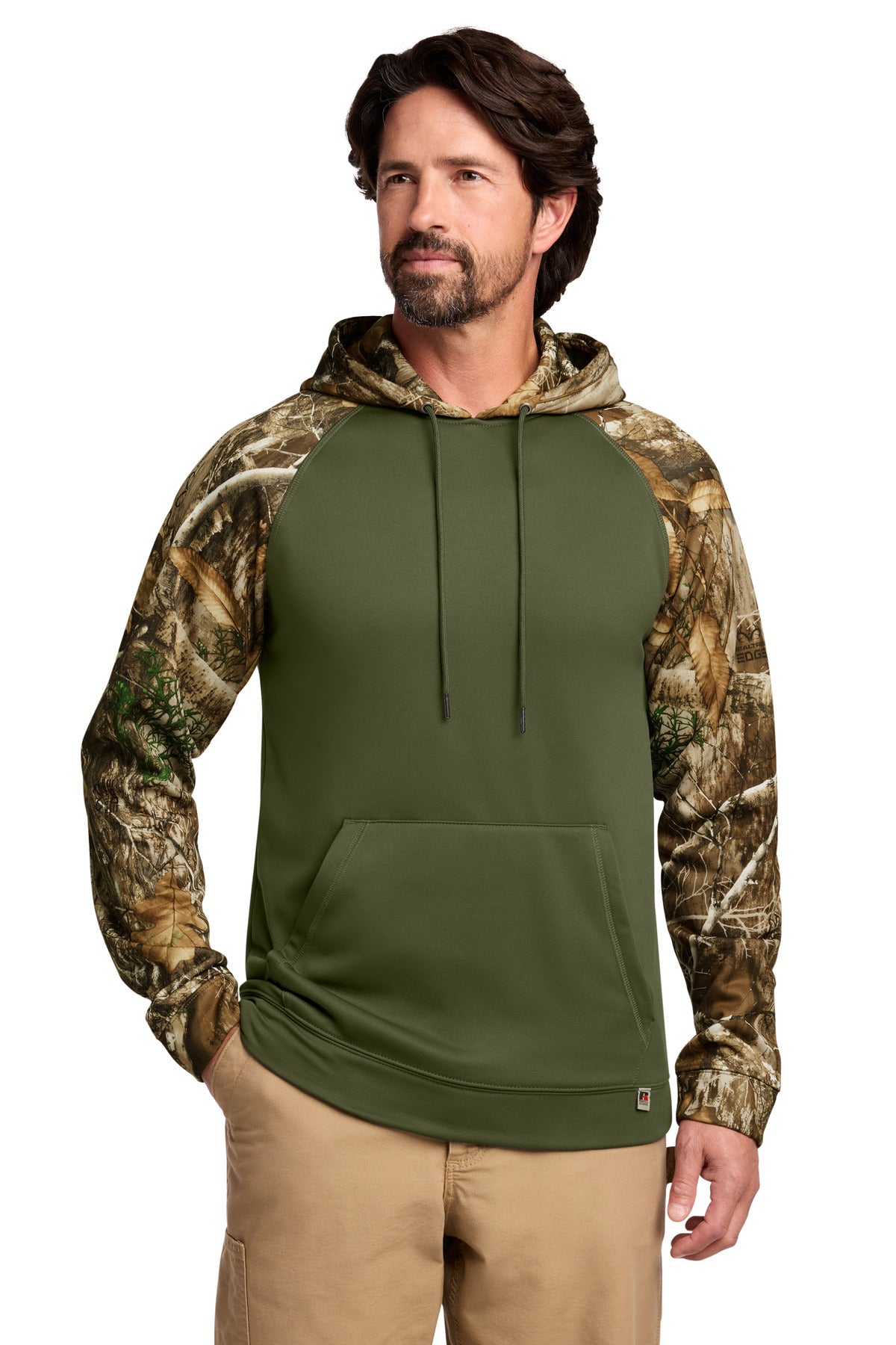 Russell Outdoors Men's Realtree Performance Colorblock Pullover Hoodie RU451