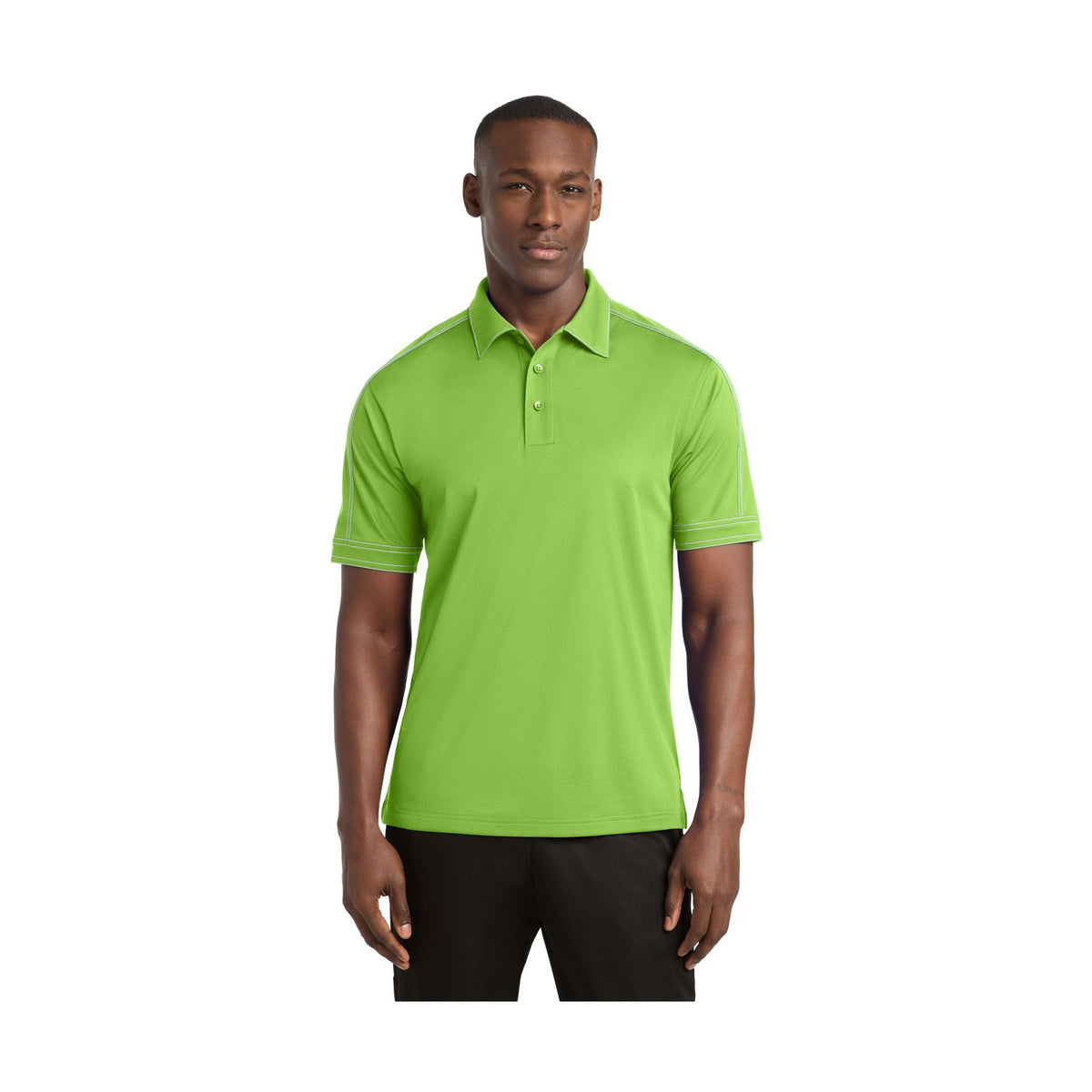Sport-Tek Men's Contrast Stitch Micropique Sport-Wick Polo