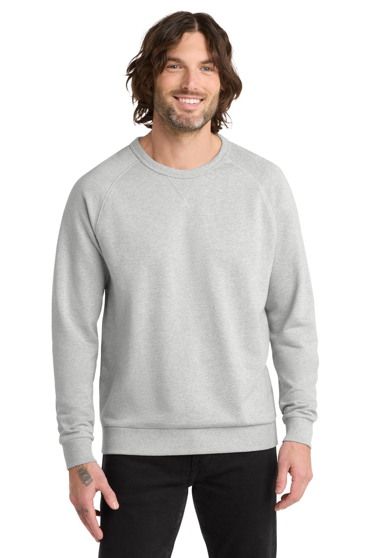 AllMade Men's Organic French Terry Crewneck Sweatshirt AL4004