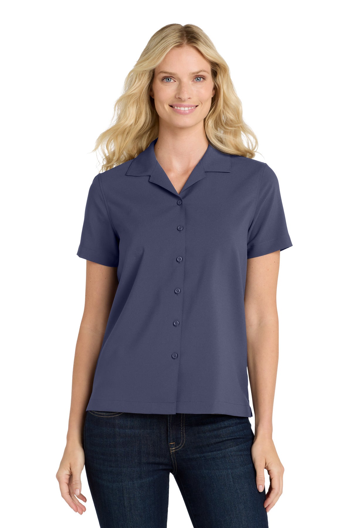 Port Authority Women's Short Sleeve Performance Staff Shirt LW400