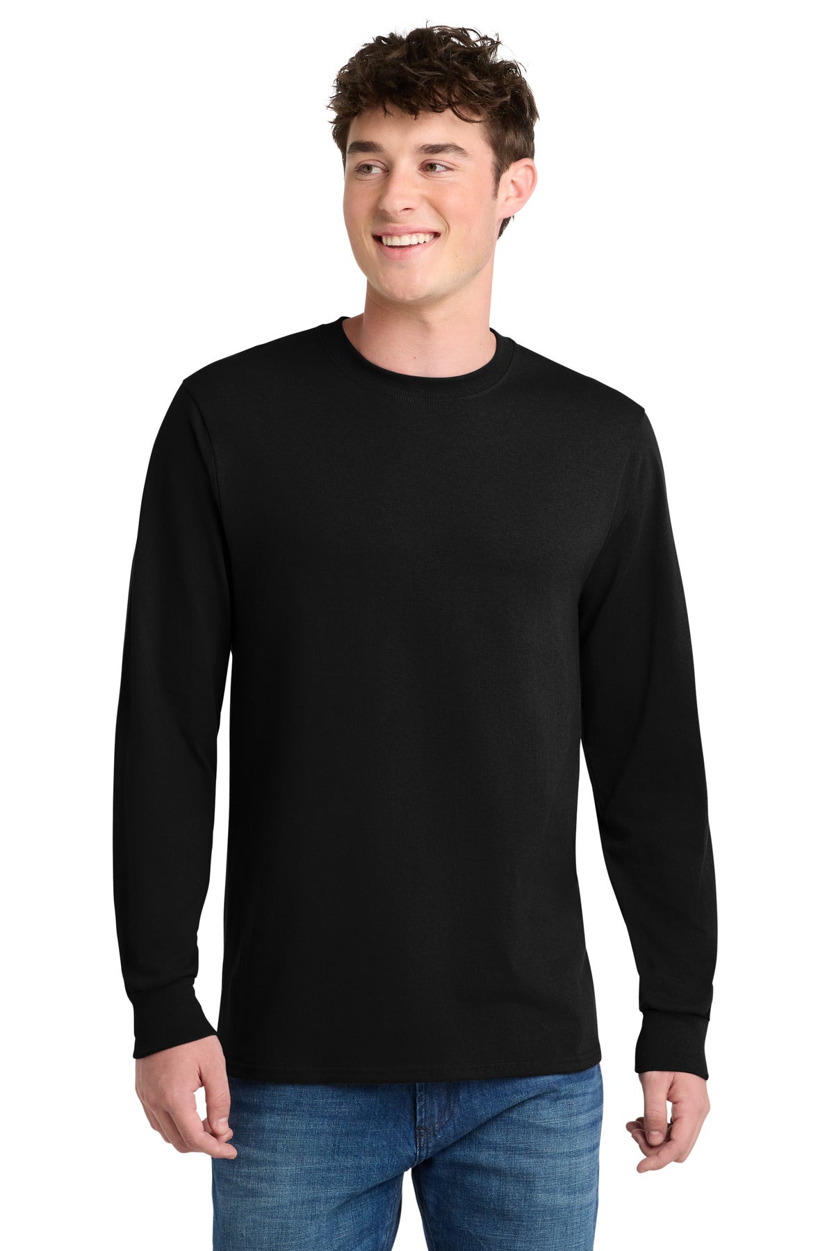 Port & Co Men's Tall Long Sleeve Core Blend Tee