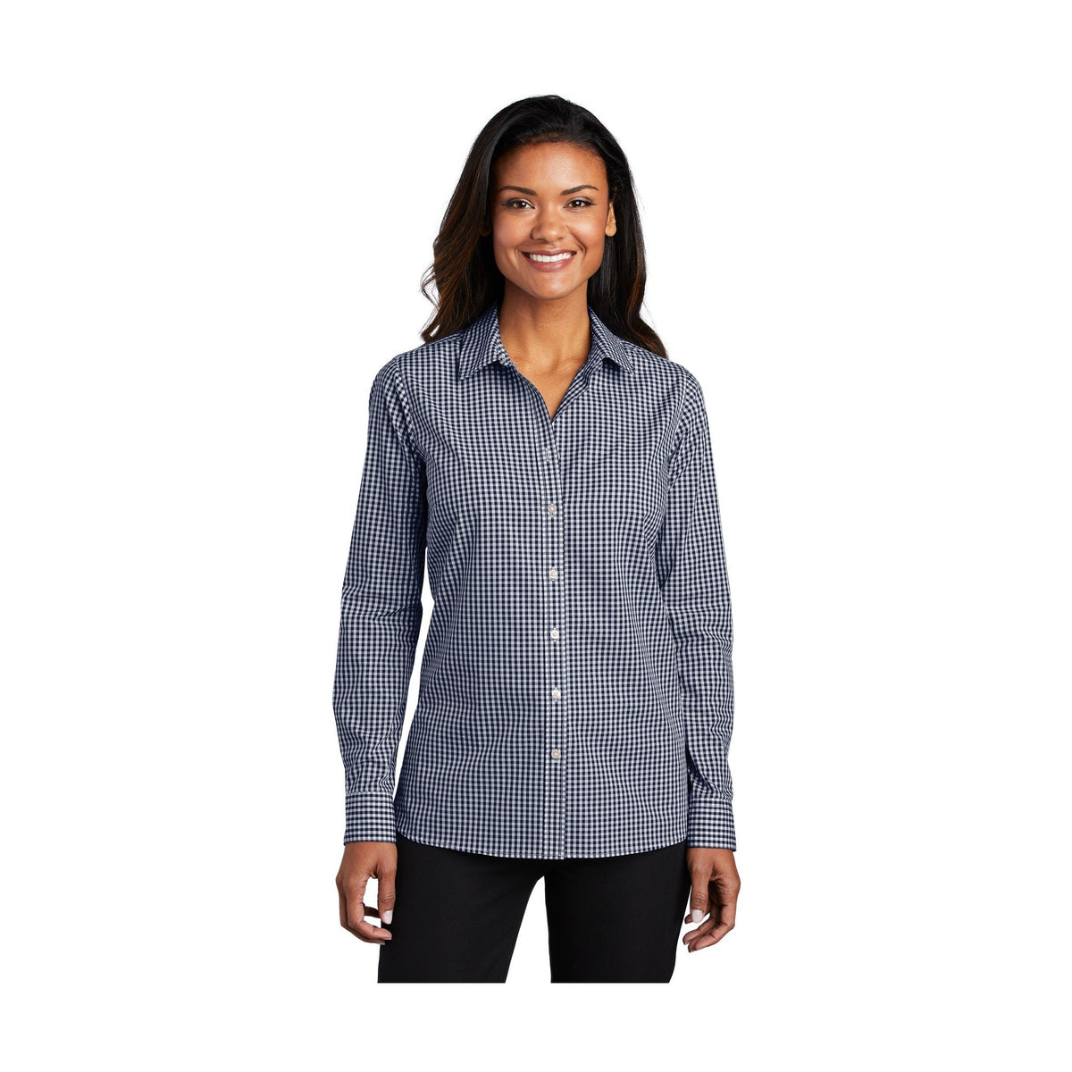 Port Authority Women's Broadcloth Gingham Easy Care Shirt LW644