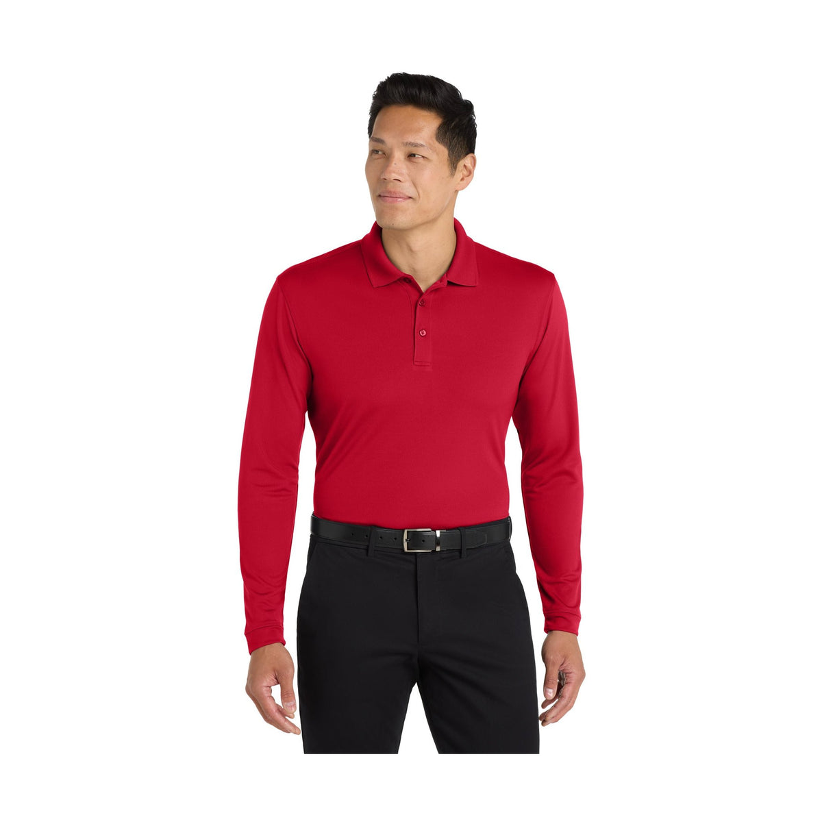 Port Authority Men's Dry Zone UV Micro-Mesh Long Sleeve Polo K110LS