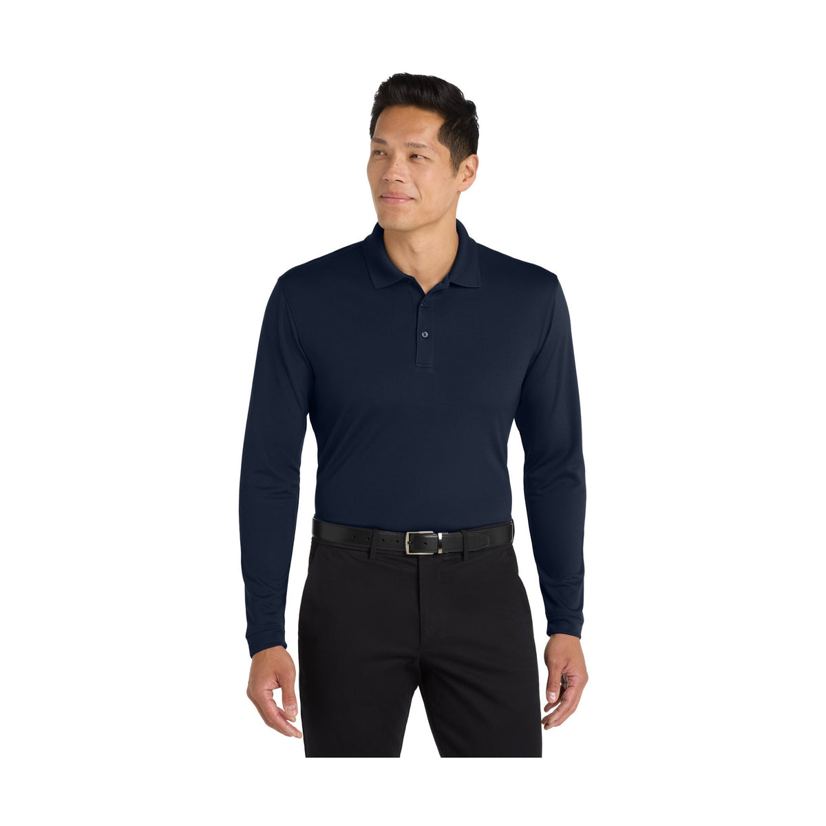 Port Authority Men's Dry Zone UV Micro-Mesh Long Sleeve Polo K110LS