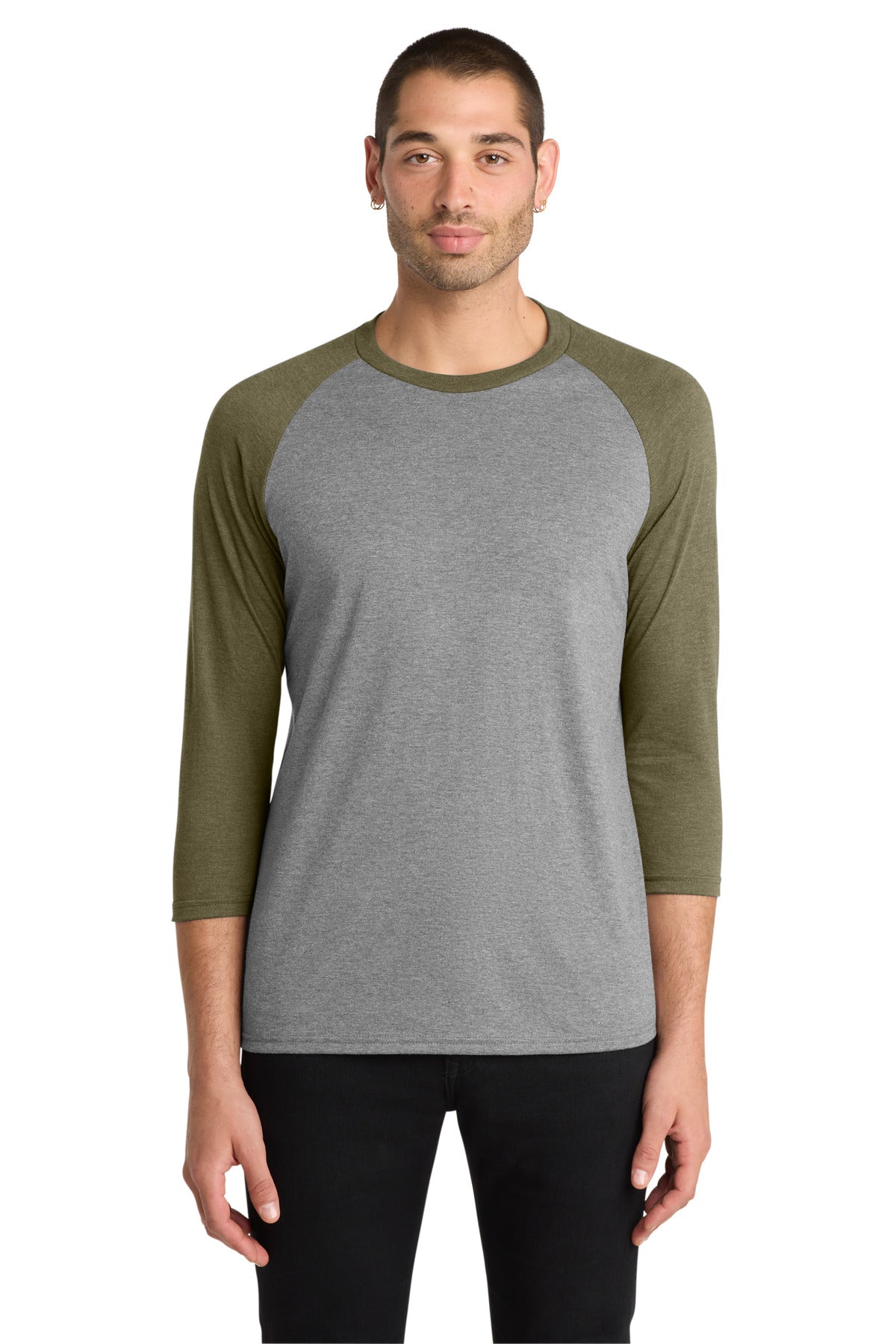 District Men's Perfect Tri 3/4-Sleeve Raglan