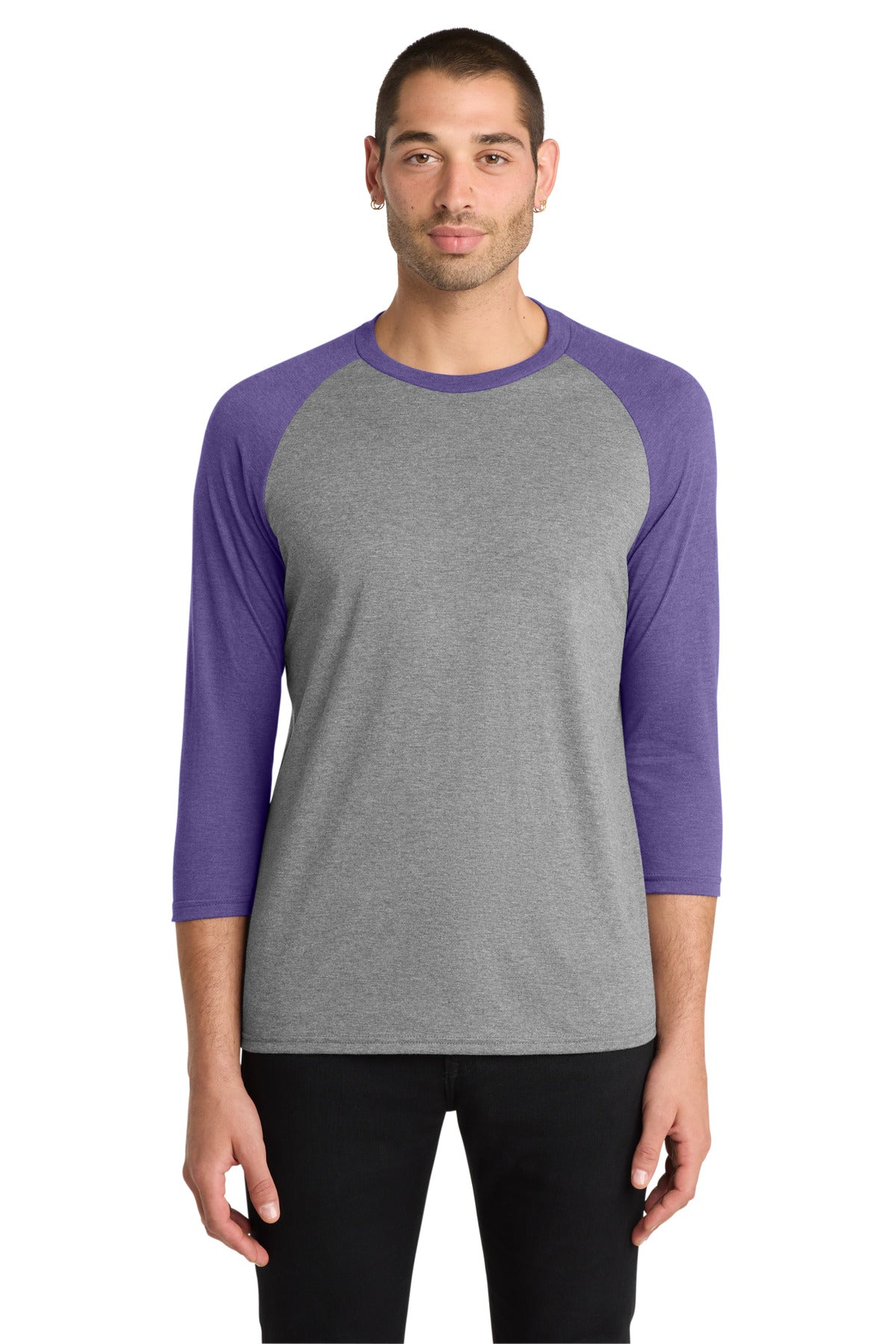 District Men's Perfect Tri 3/4-Sleeve Raglan