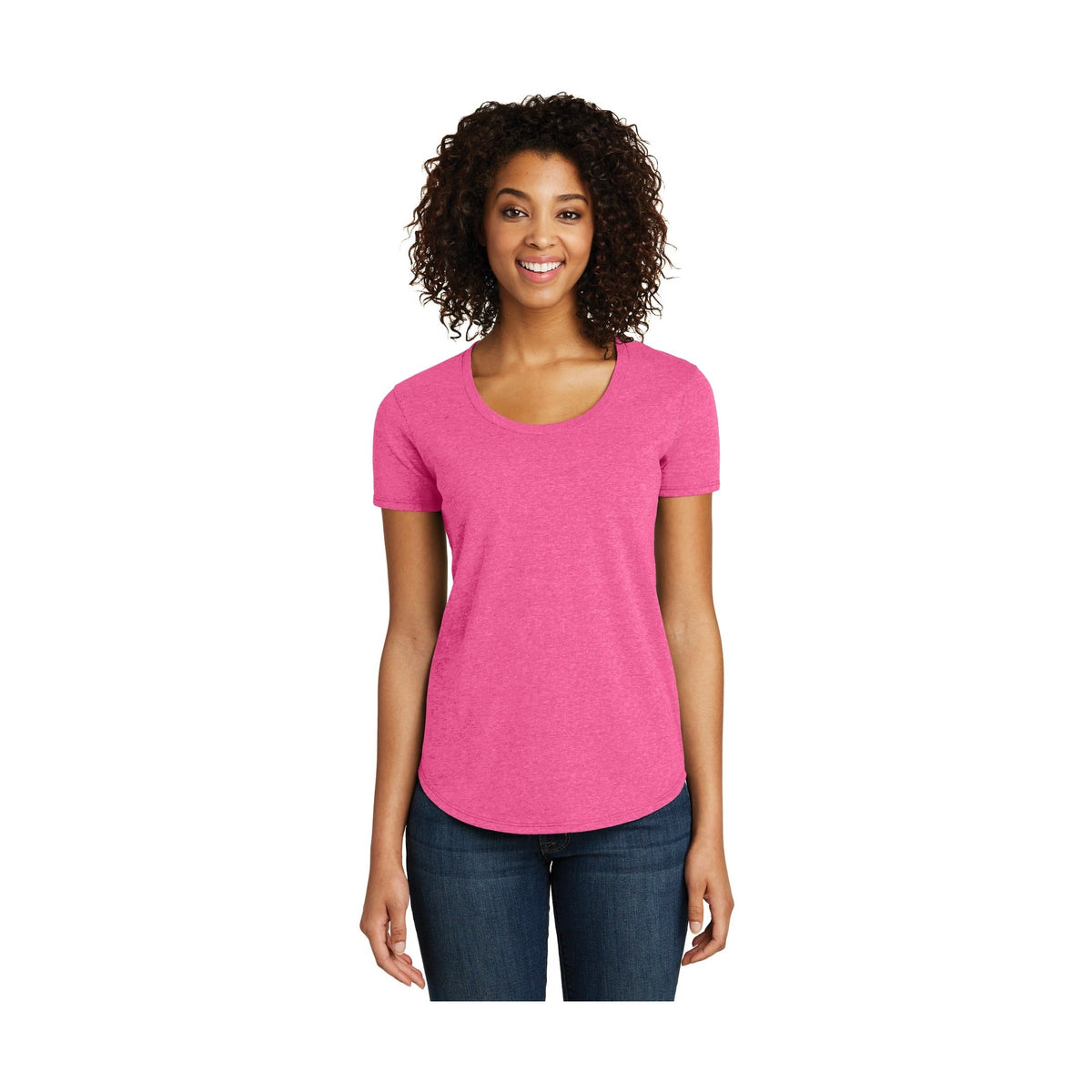 District Women's Fitted Very Important Tee Scoop Neck