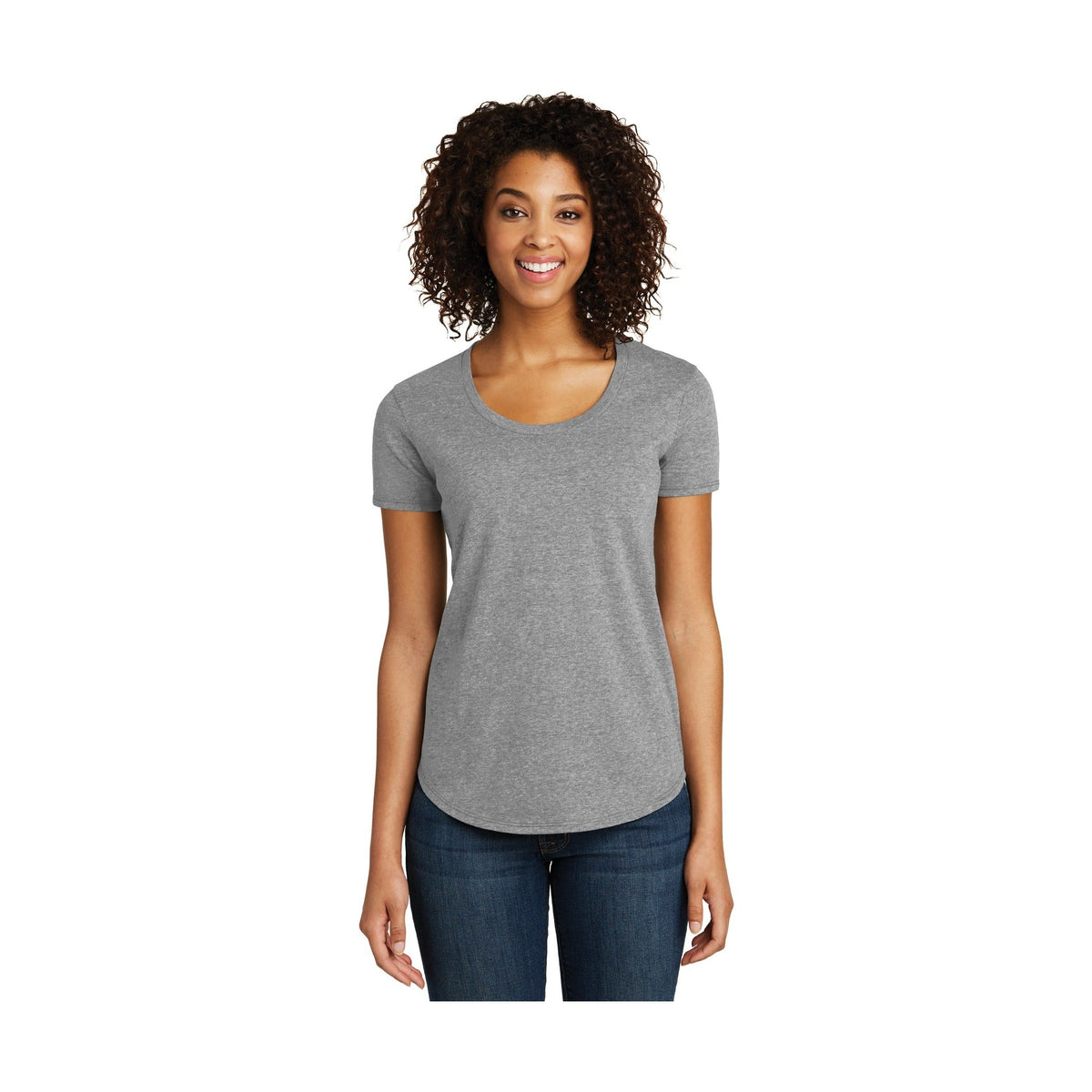 District Women's Fitted Very Important Tee Scoop Neck