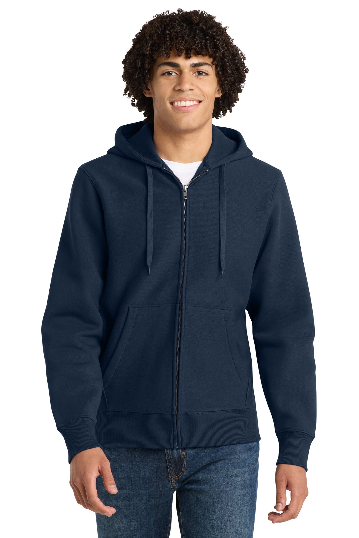 Sport-Tek Men's Super Heavyweight Full-Zip Hooded Sweatshirt