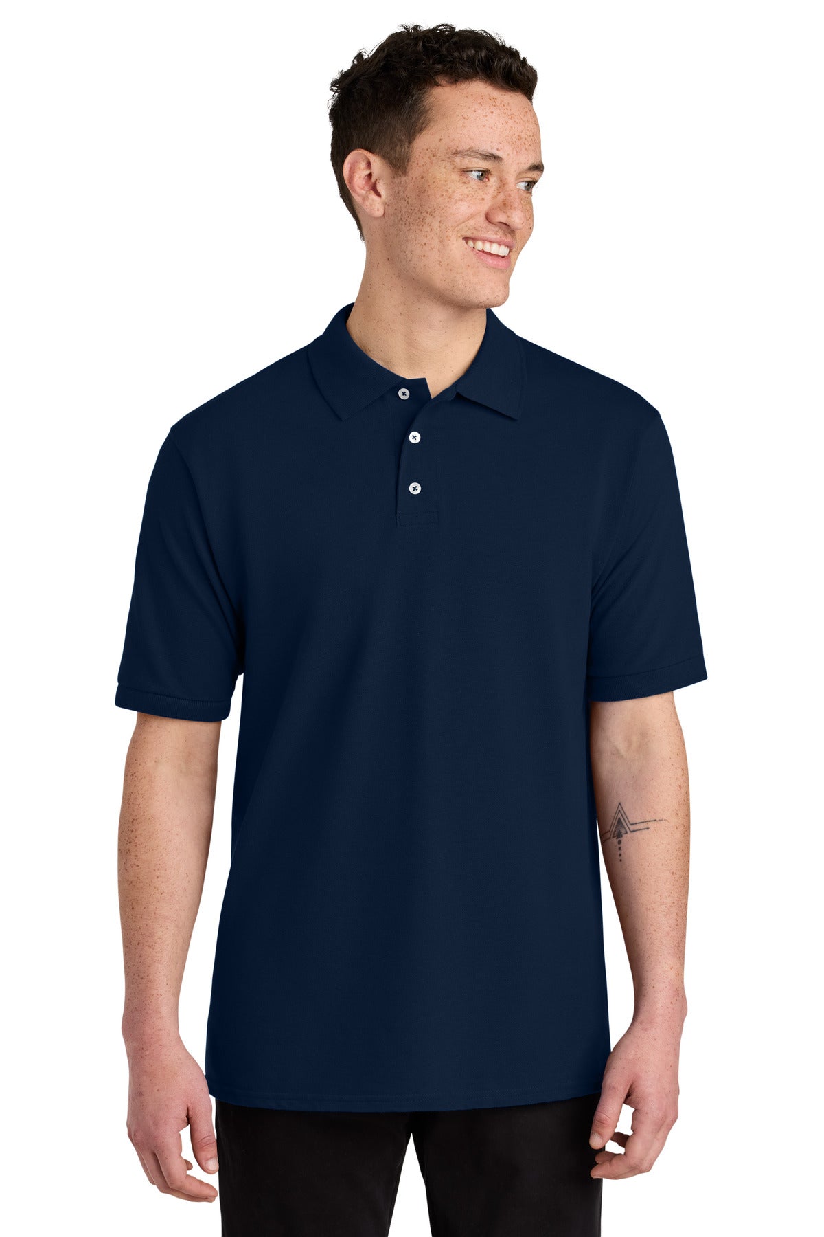 JERZEES Men's 100% Ringspun Cotton Piqué Polo 443M