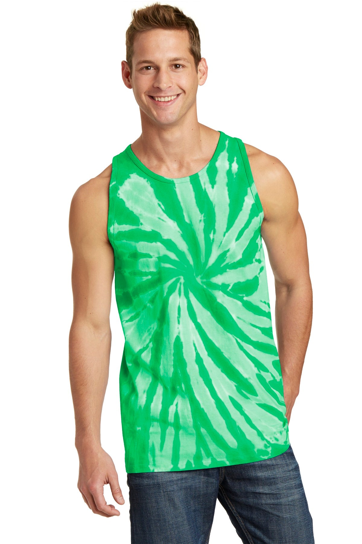 Port & Co Men's Tie-Dye Tank Top