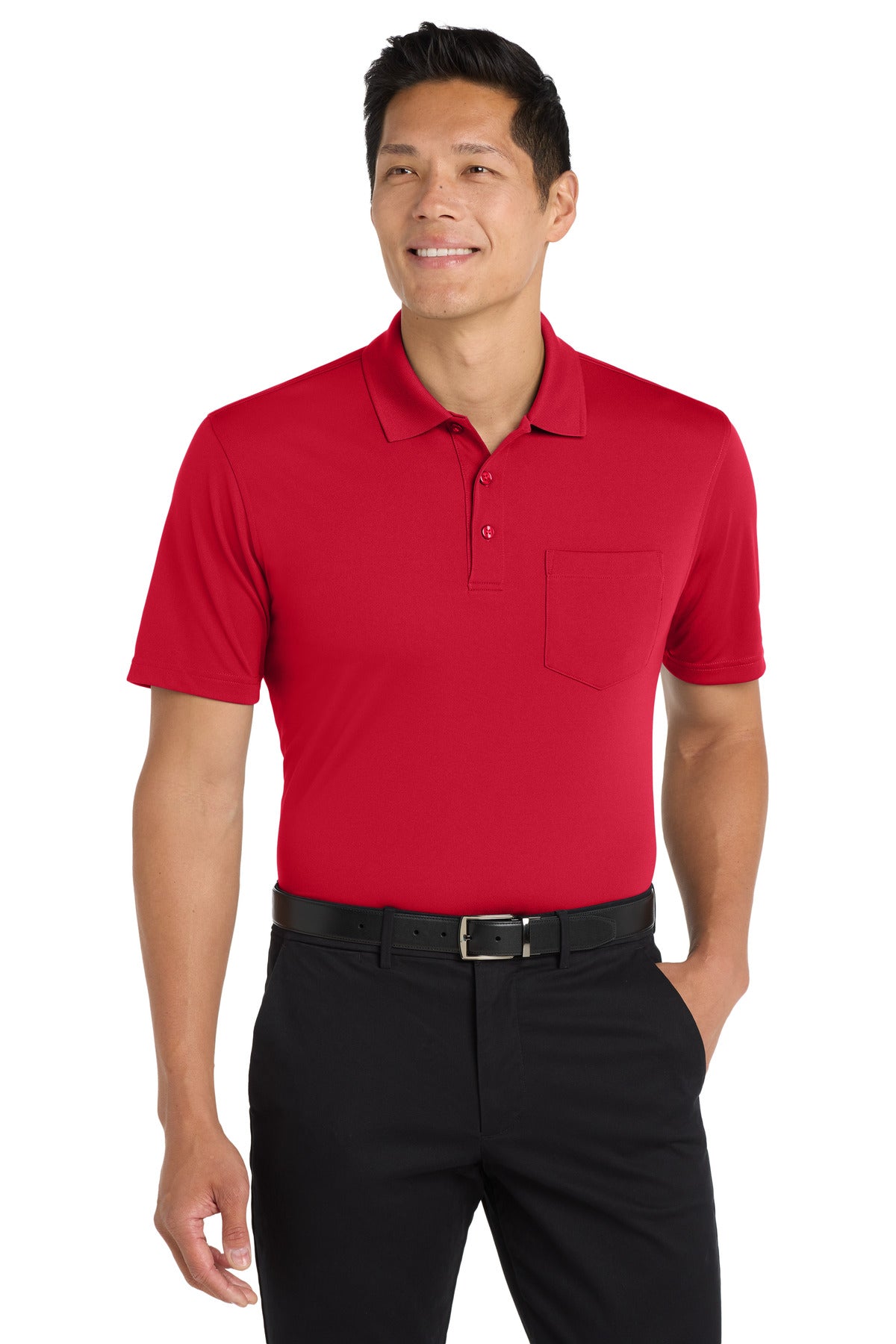 Port Authority Men's Dry Zone UV Micro-Mesh Pocket Polo