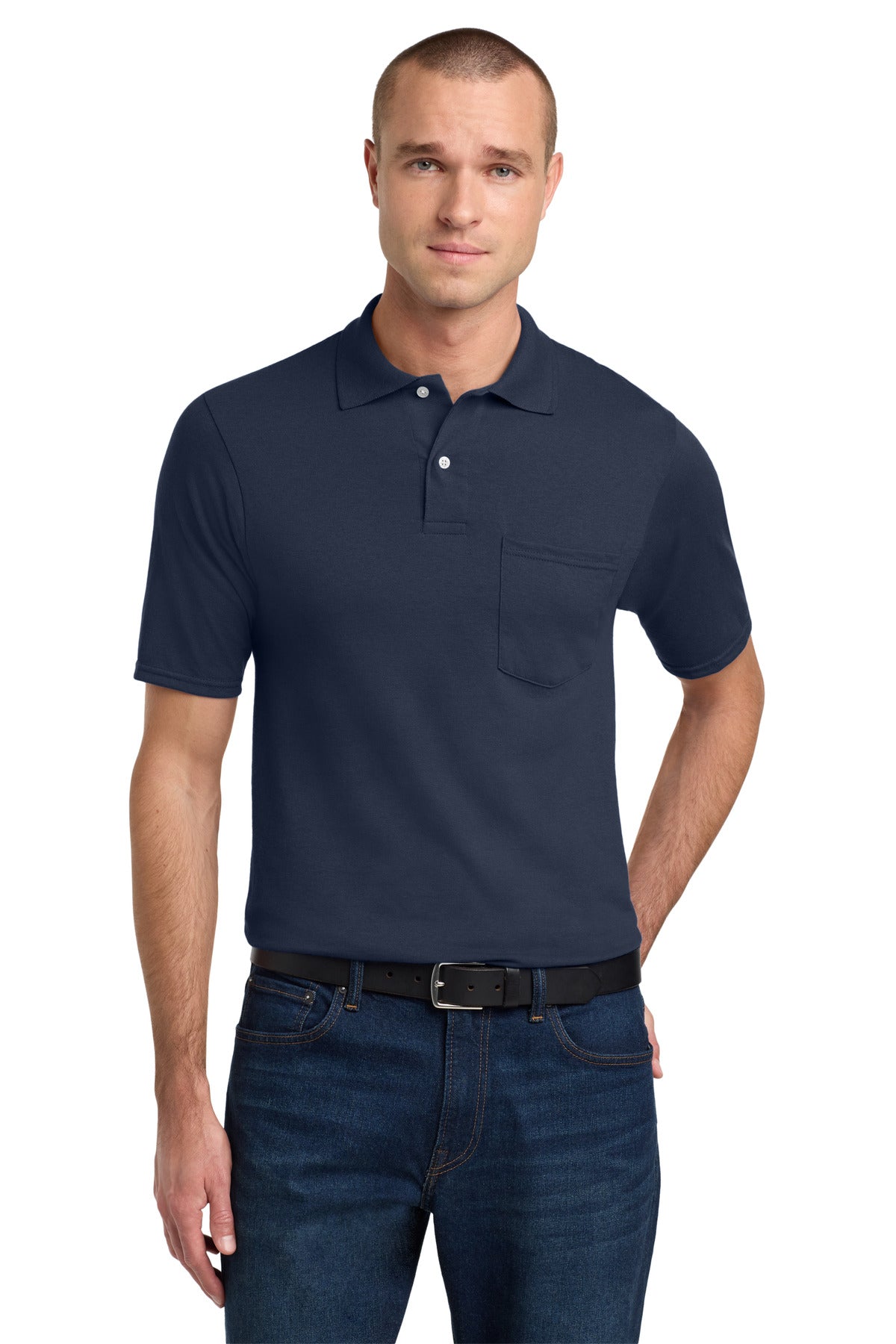 Jerzees Men's Dri-Power Pocket Sport Shirt