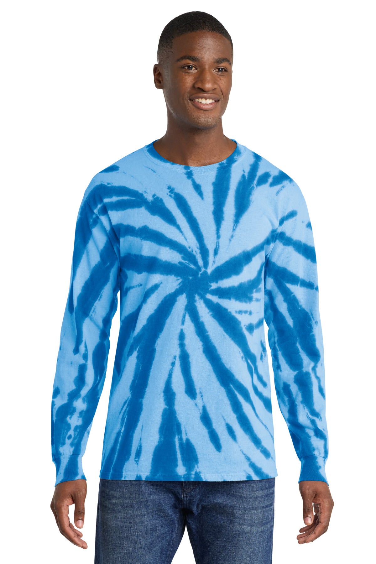 Port & Co Men's Tie-Dye Long Sleeve Tee