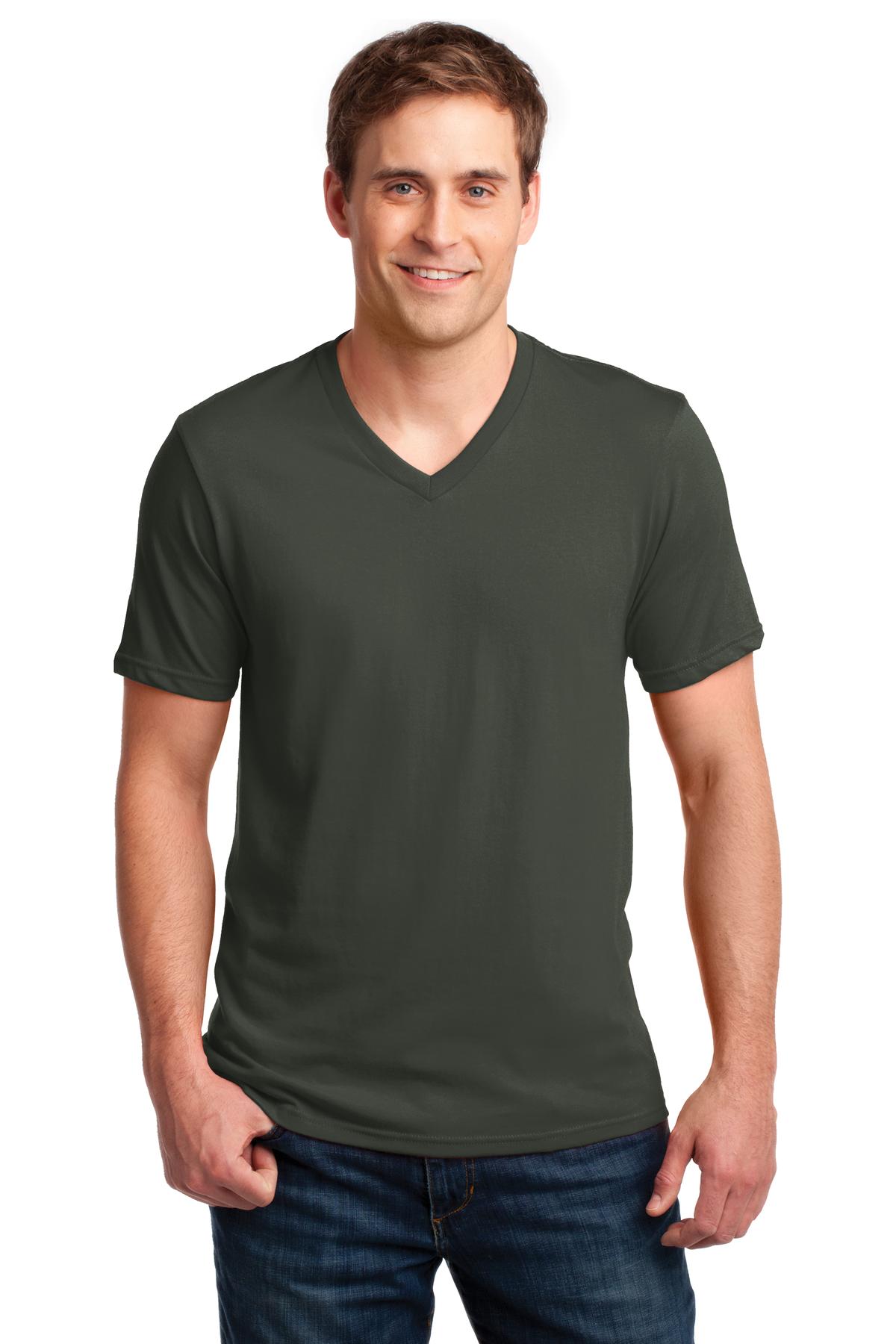 Anvil Men's 100% Combed Ring Spun Cotton V-Neck T-Shirt