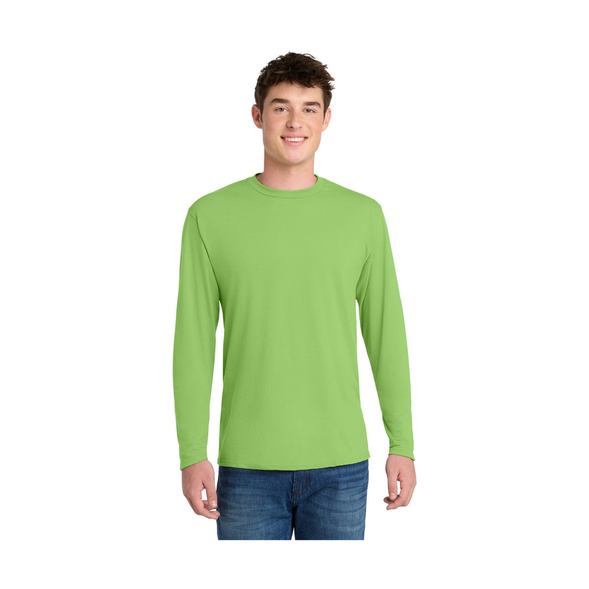 Port & Co Men's Long Sleeve Performance Blend Tee