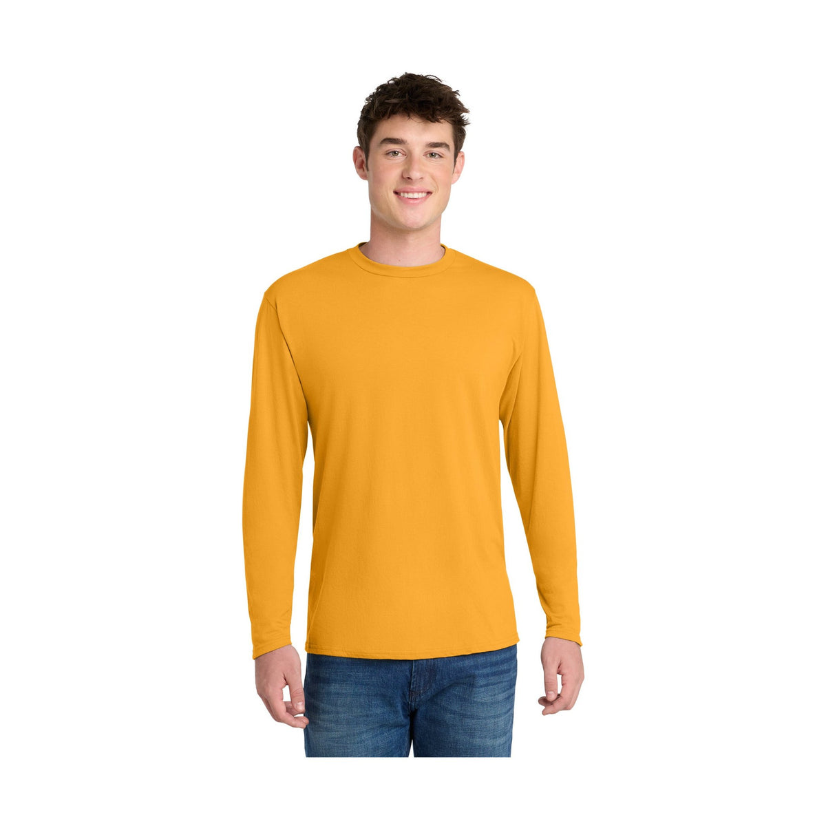 Port & Co Men's Long Sleeve Performance Blend Tee