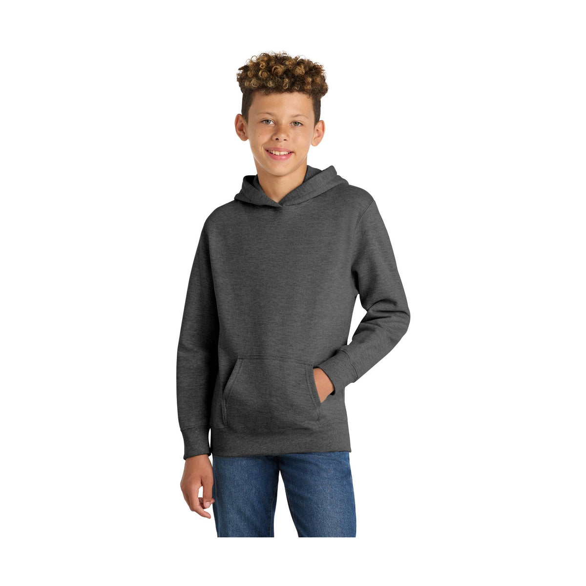 Port & Co Youth Fan Favorite Fleece Pullover Hooded Sweatshirt