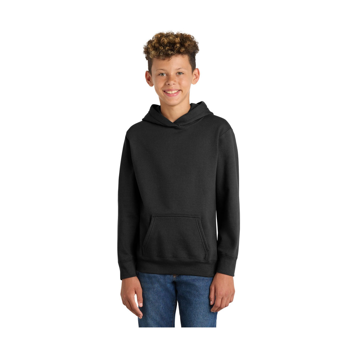 Port & Co Youth Fan Favorite Fleece Pullover Hooded Sweatshirt