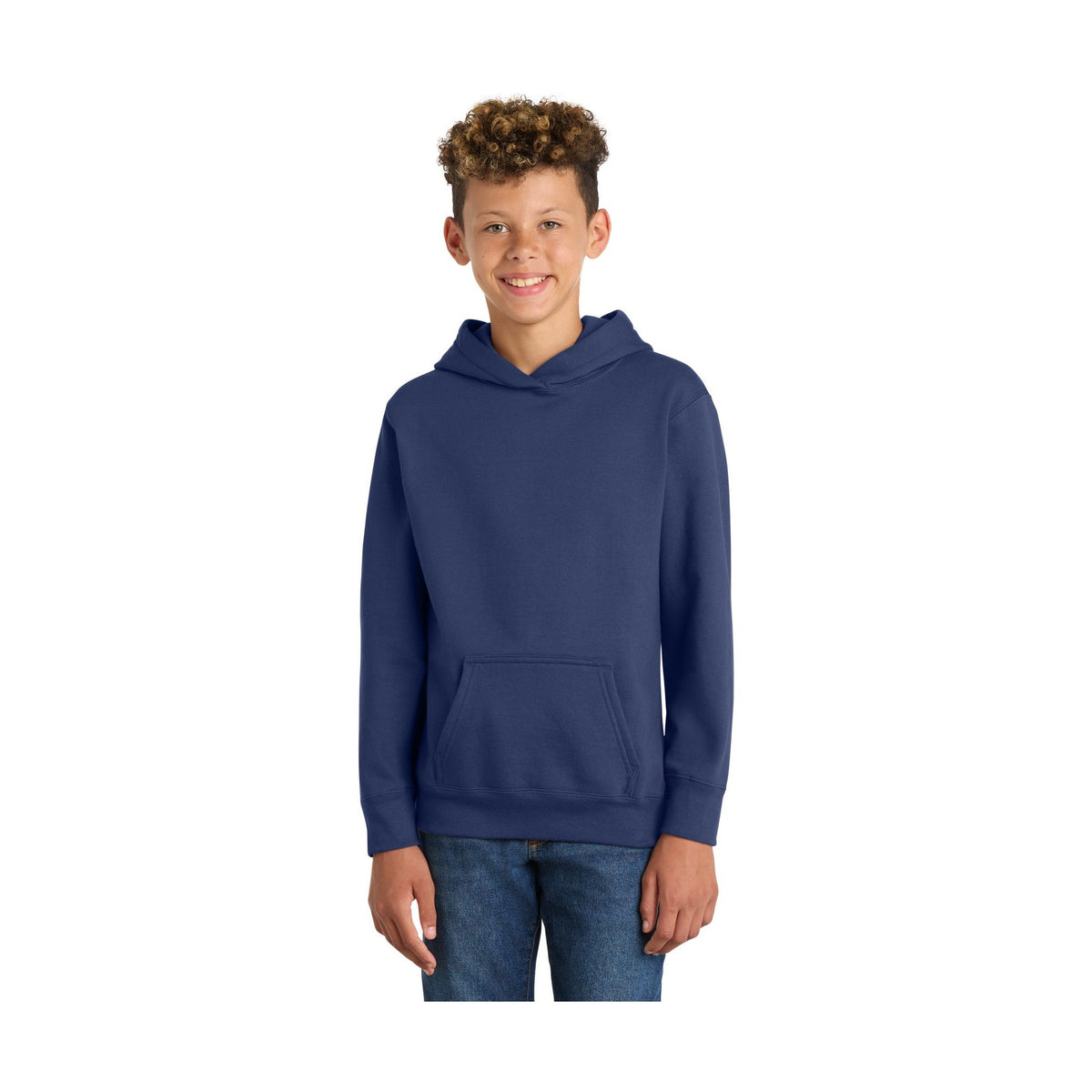 Port & Co Youth Fan Favorite Fleece Pullover Hooded Sweatshirt