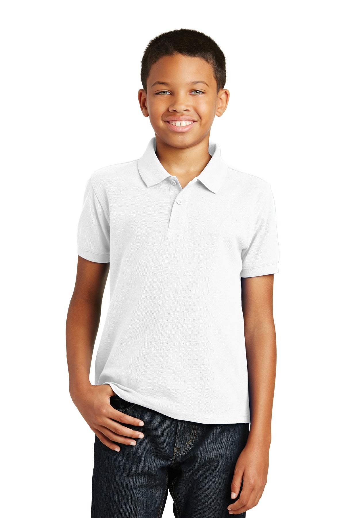 Port Authority Youth Core Classic Pique Polo