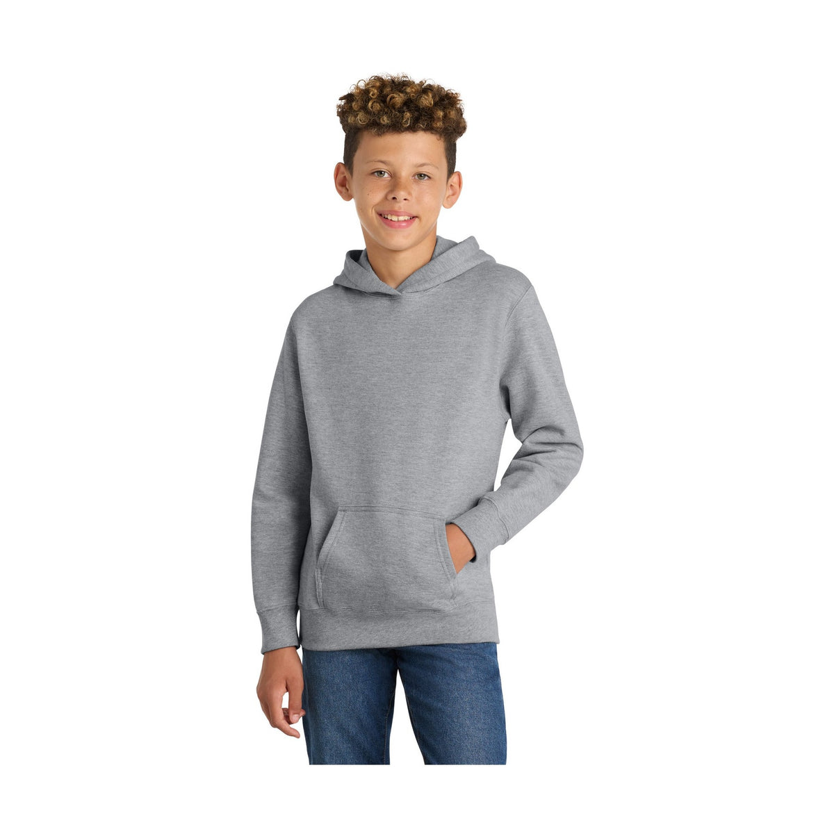 Port & Co Youth Fan Favorite Fleece Pullover Hooded Sweatshirt