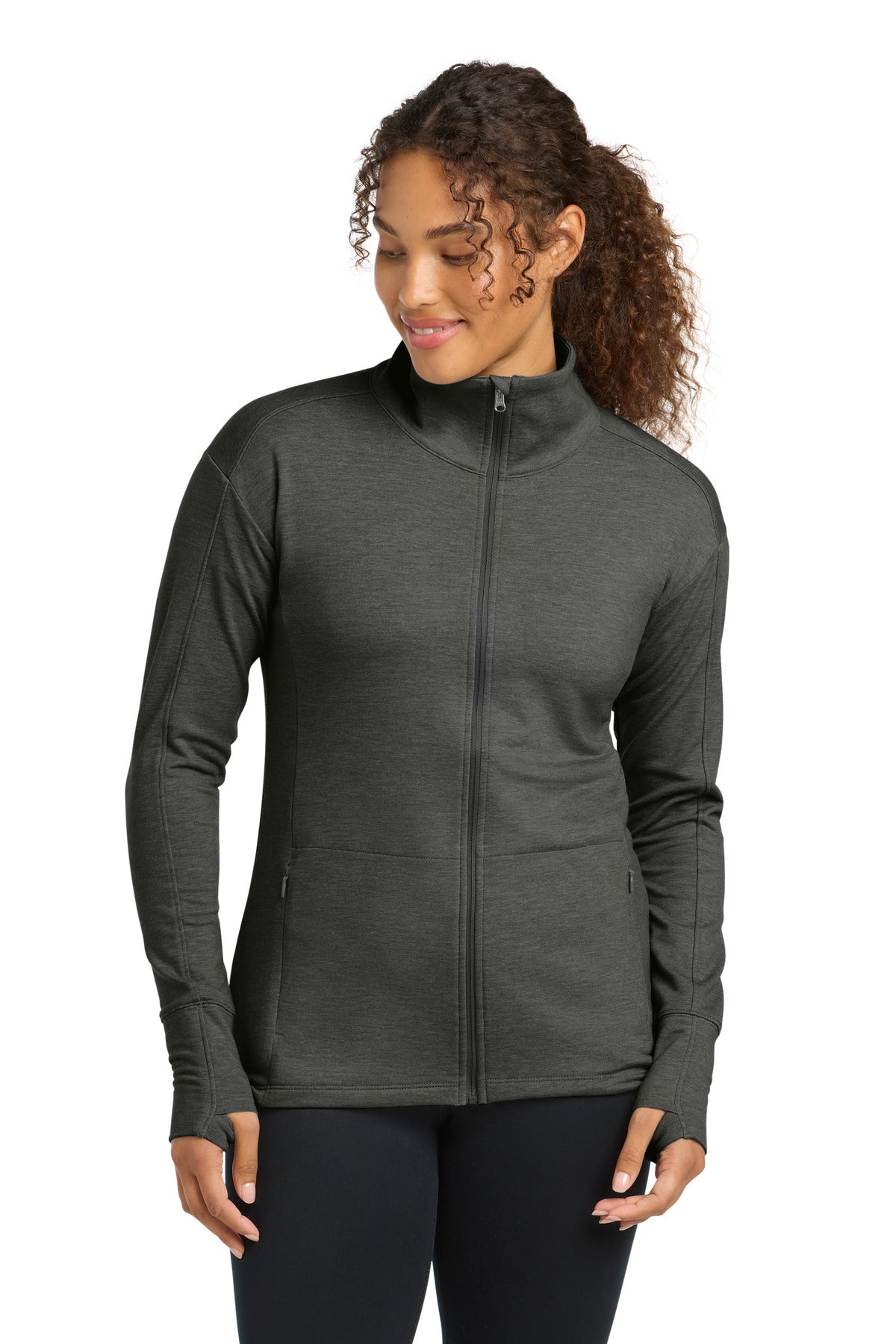 Sport-Tek Women's Sport-Wick Flex Fleece Full-Zip