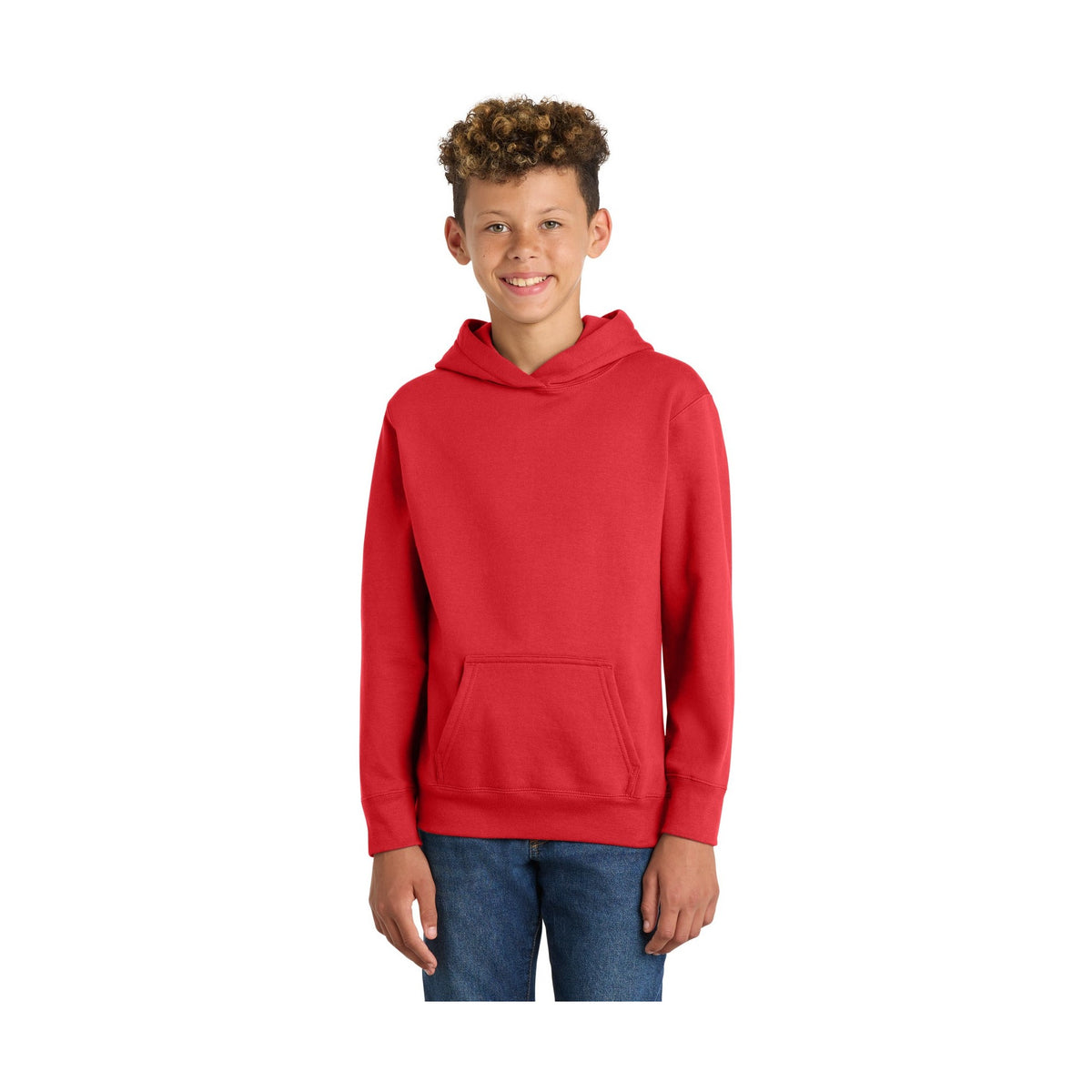 Port & Co Youth Fan Favorite Fleece Pullover Hooded Sweatshirt