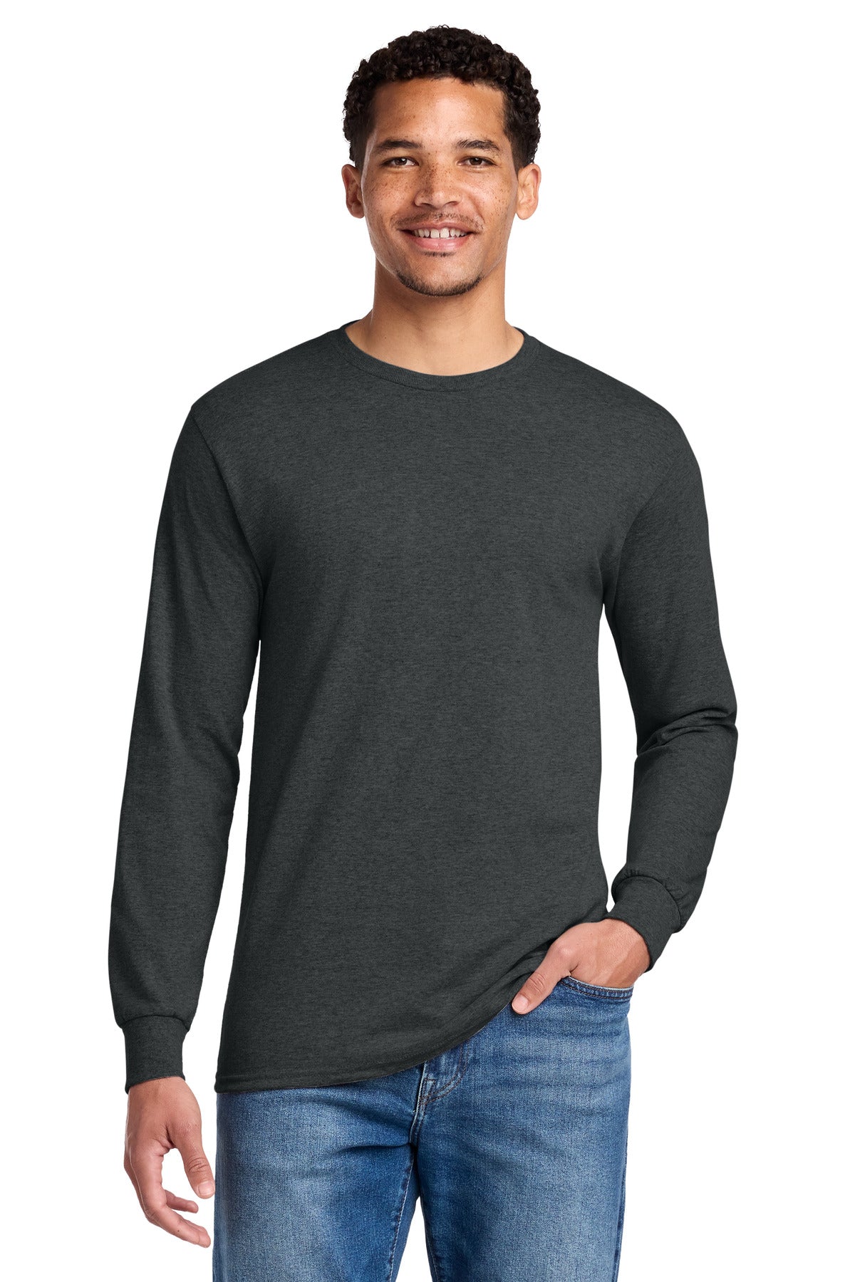 Jerzees Men's Dri-Power 50/50 Cotton/Poly Long Sleeve T-Shirt