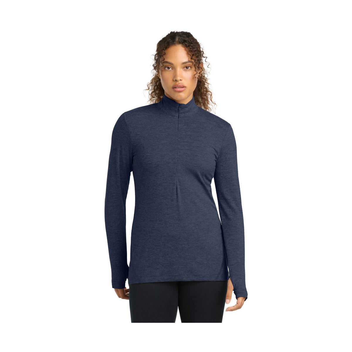Sport-Tek Women's Exchange 1.5 Long Sleeve 1/2-Zip LST711