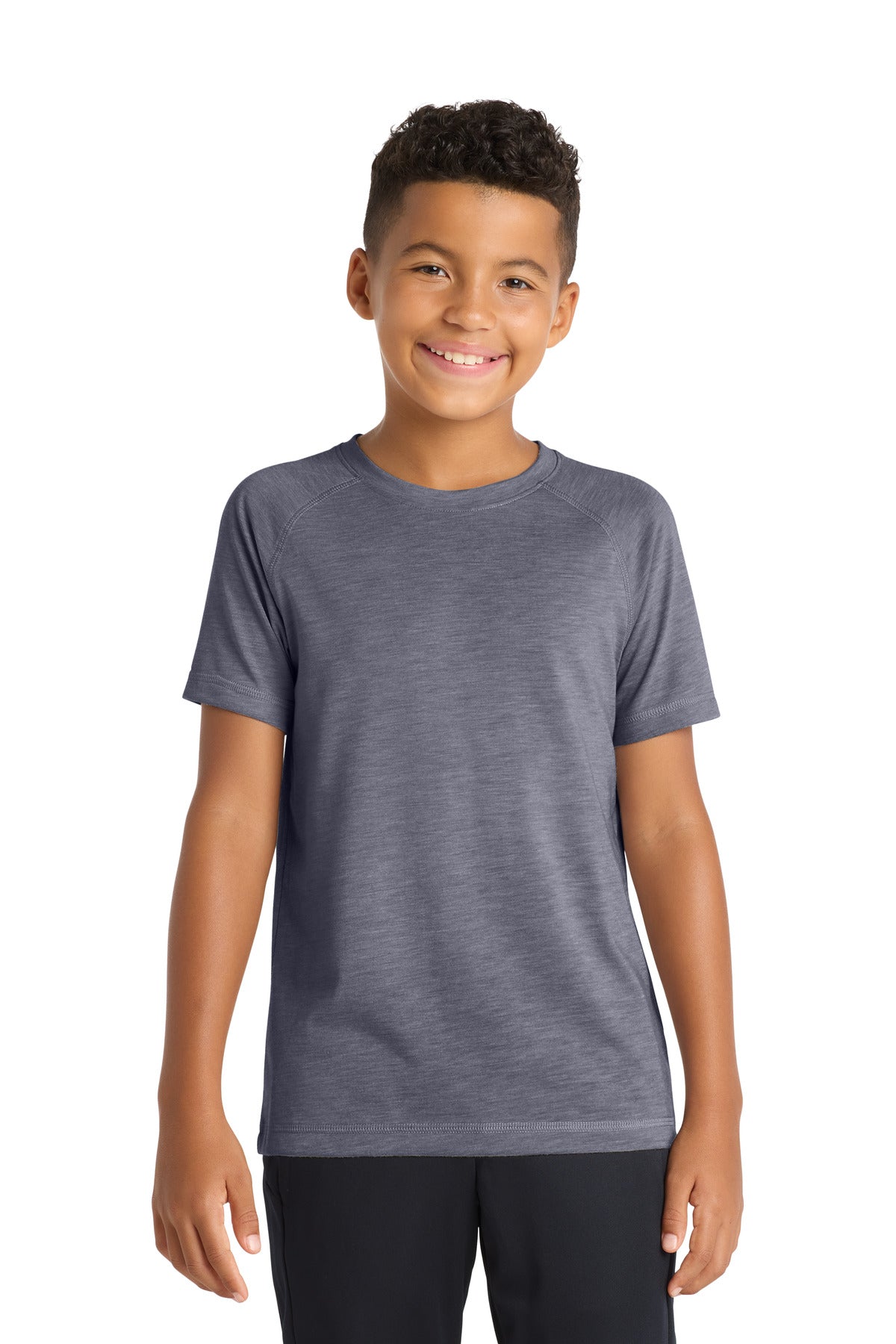 Sport-Tek Youth PosiCharge Tri-Blend Wicking Raglan Tee