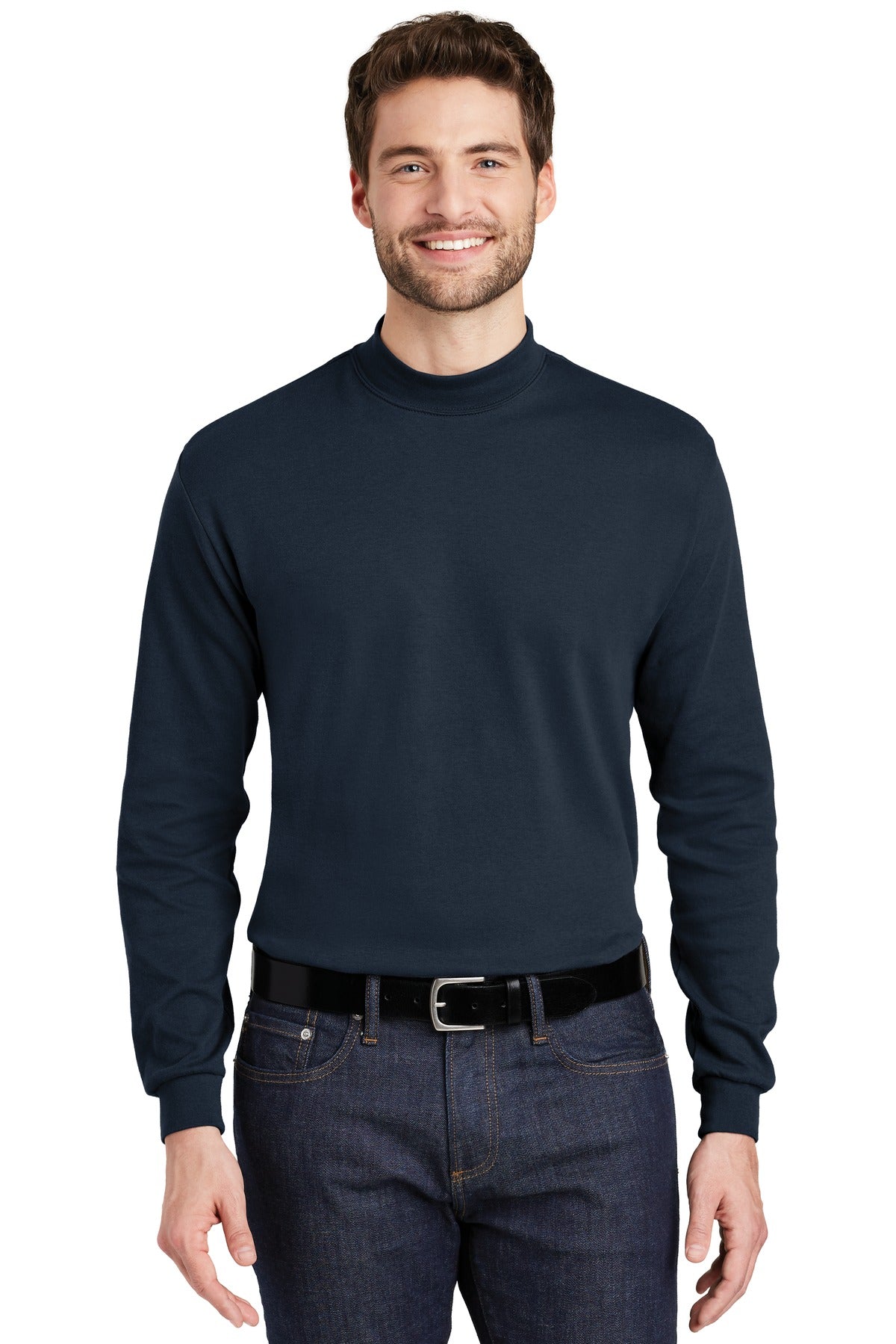 Port Authority Men's Interlock Knit Mock Turtleneck