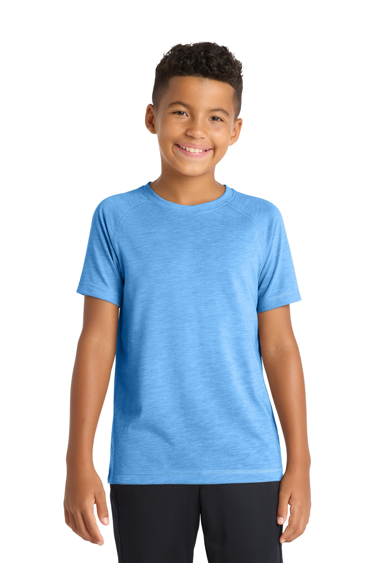 Sport-Tek Youth PosiCharge Tri-Blend Wicking Raglan Tee