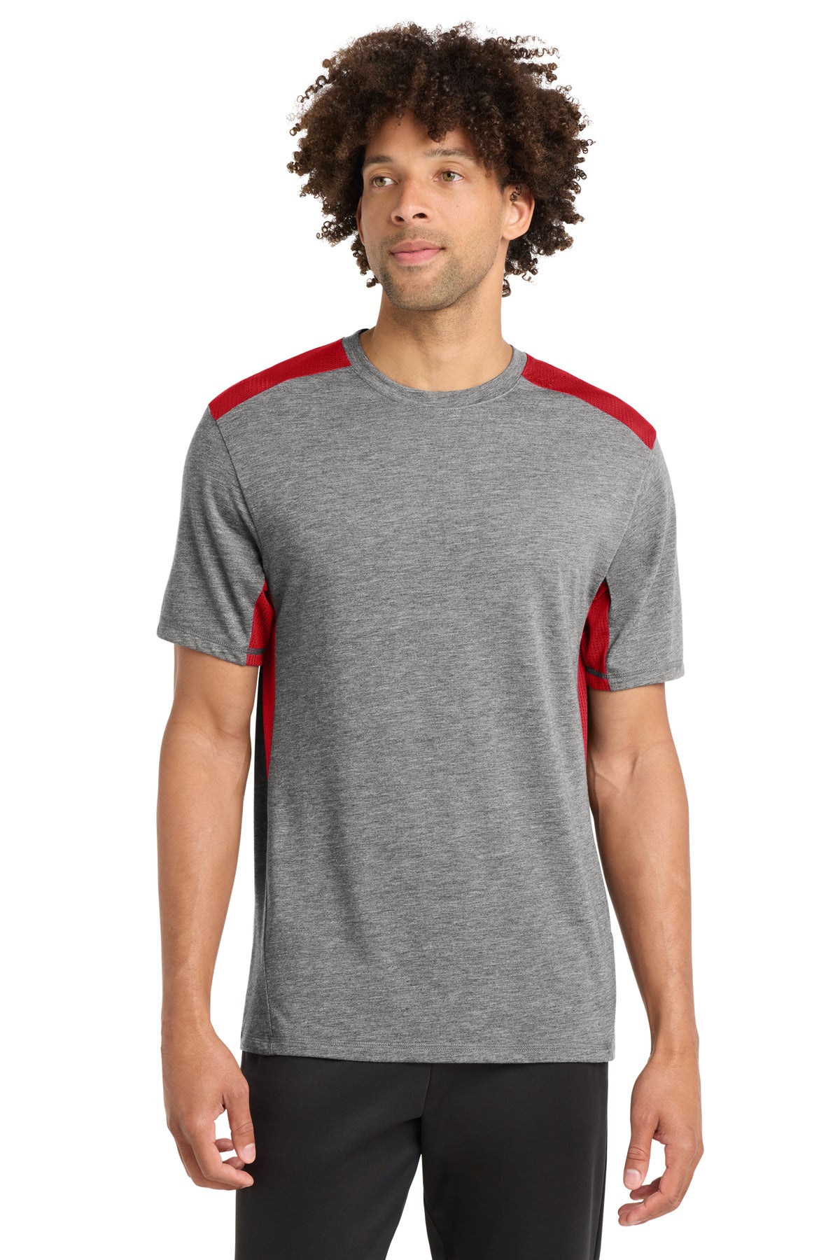 Sport-Tek Men's PosiCharge Tri-Blend Wicking Draft Tee