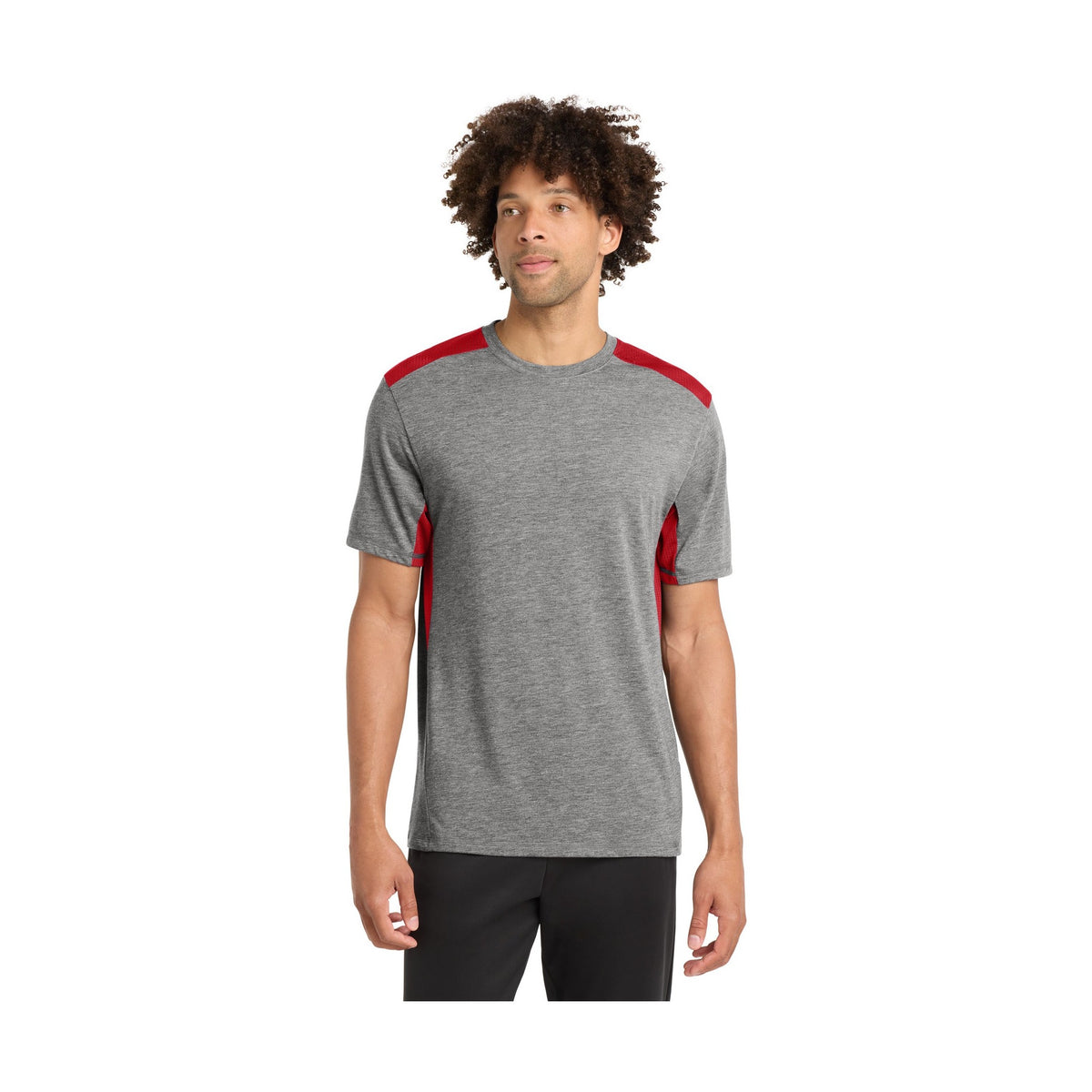 Sport-Tek Men's PosiCharge Tri-Blend Wicking Draft Tee