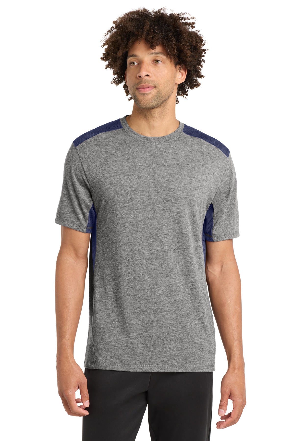 Sport-Tek Men's PosiCharge Tri-Blend Wicking Draft Tee