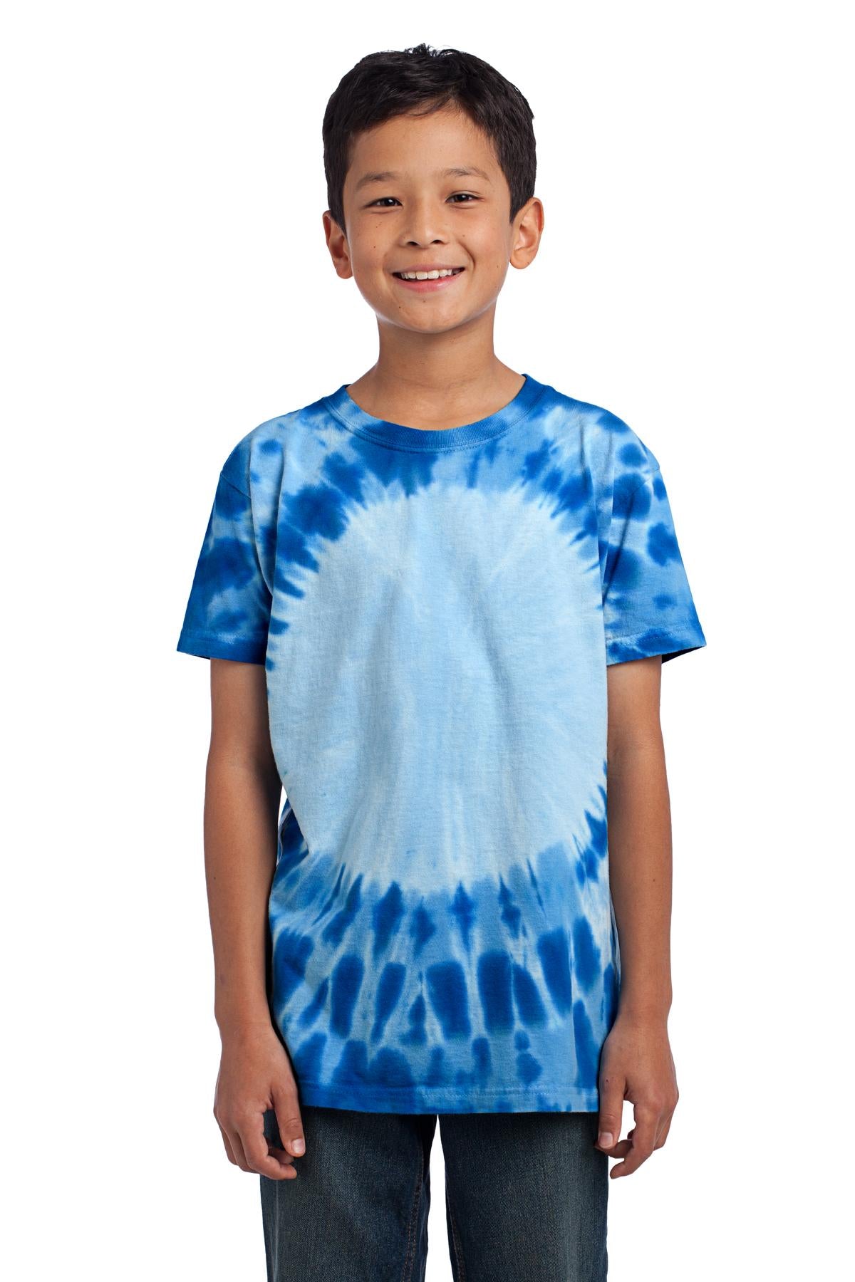 Port & Co Youth Window Tie-Dye Tee