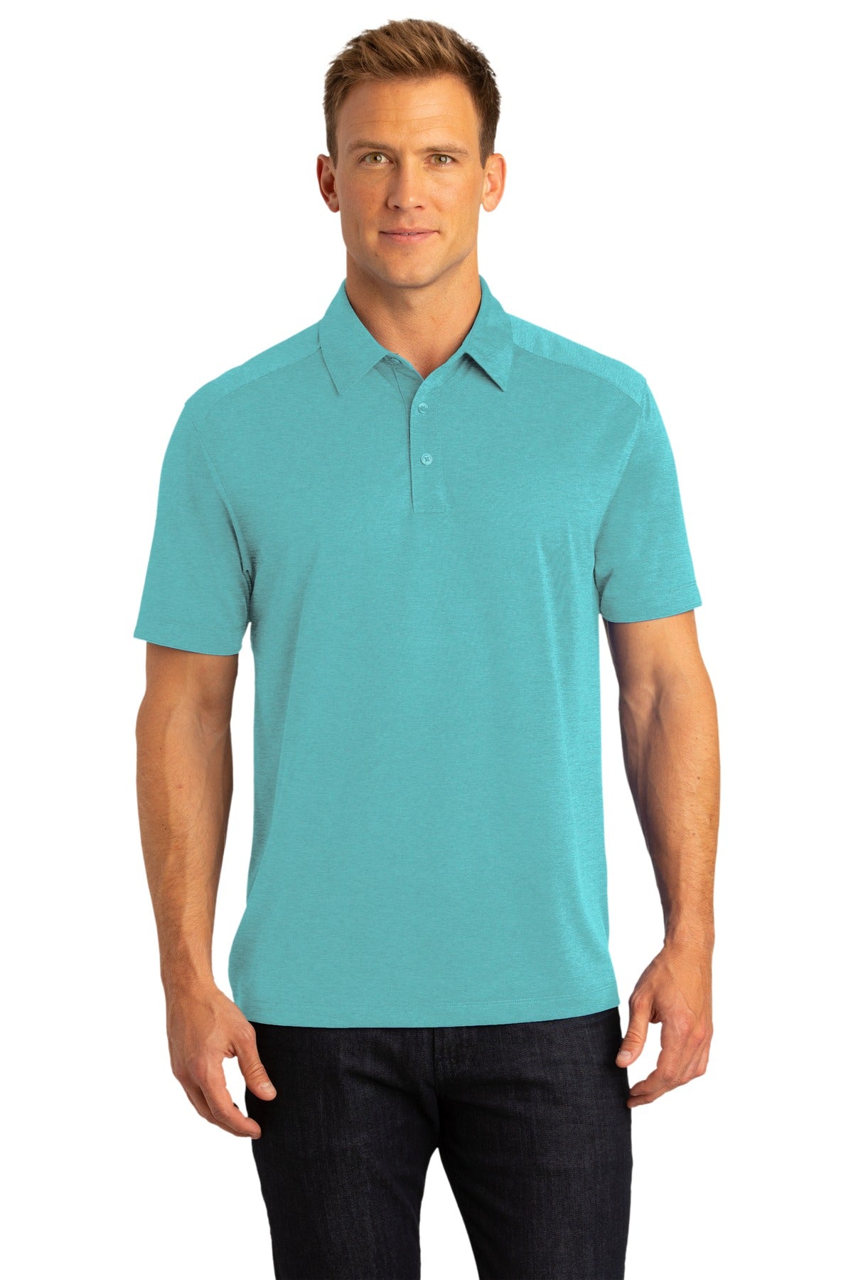 Port Authority Men's Digi Heather Performance Polo