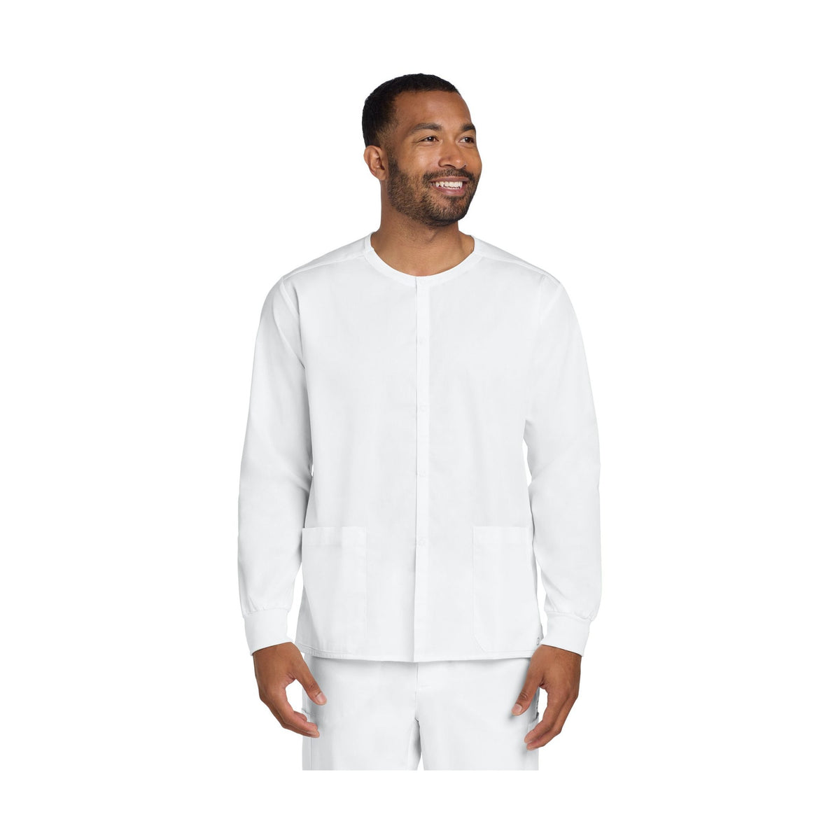 Wink Men's WorkFlex Snap-Front Scrub Jacket WW3080
