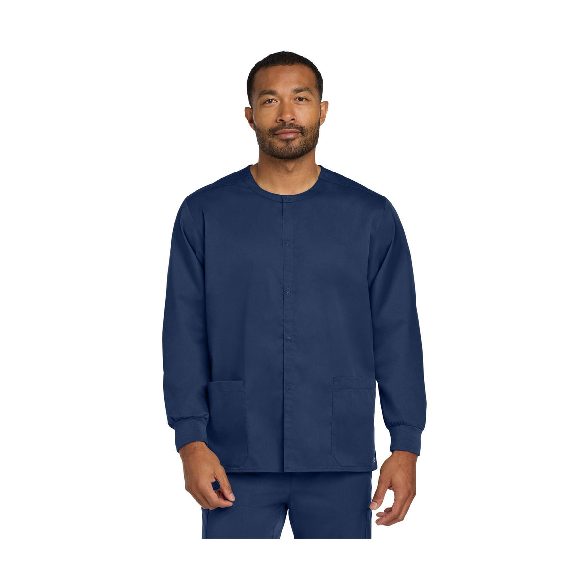 Wink Men's WorkFlex Snap-Front Scrub Jacket WW3080