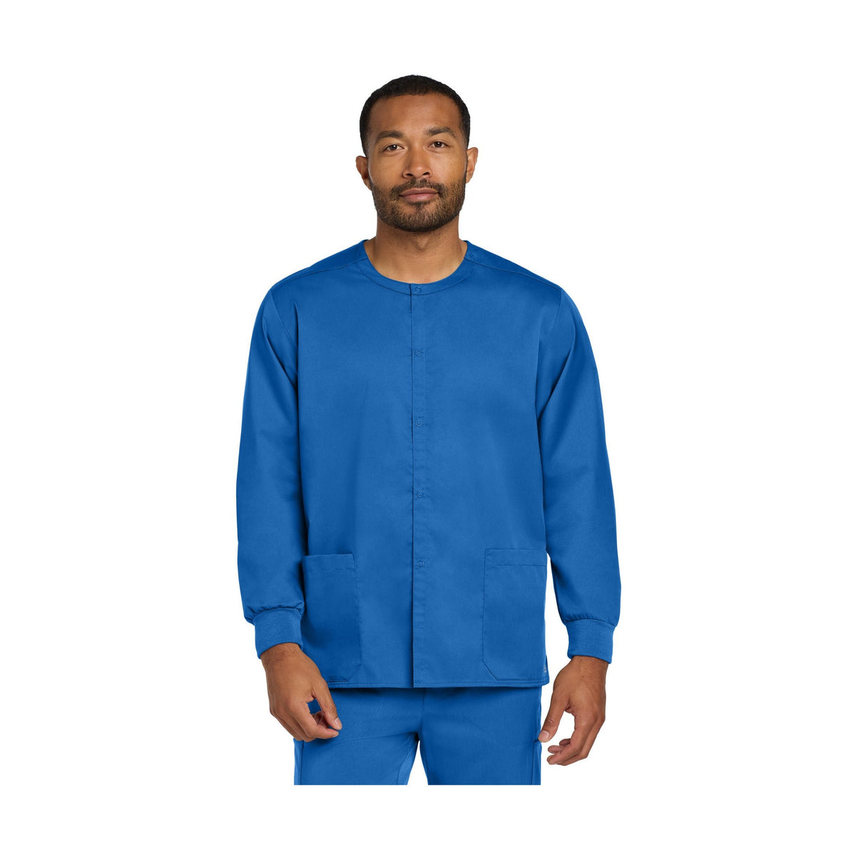 Wink Men's WorkFlex Snap-Front Scrub Jacket WW3080