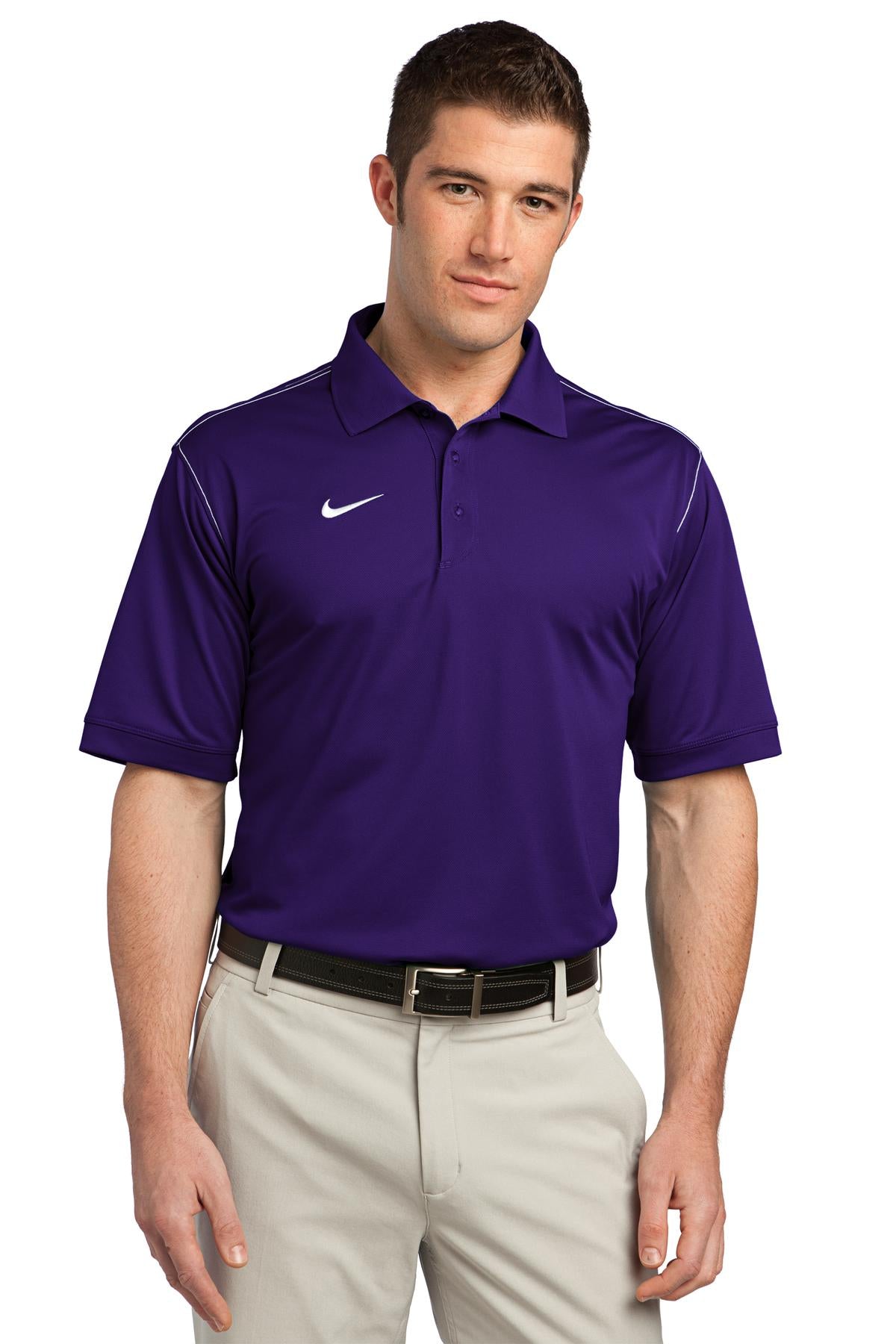 Nike Men's Dri-FIT Sport Swoosh Pique Polo