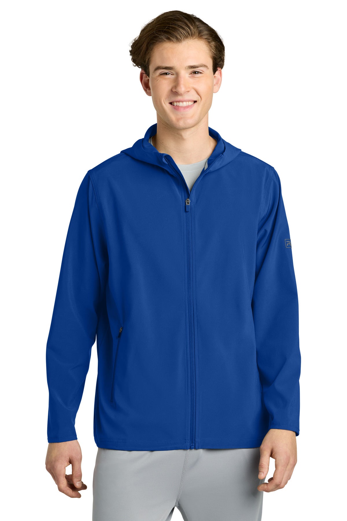 Richardson Men's Barrage Hooded Wind Jacket RA7400FZH Mens Apparel Jackets & Vests